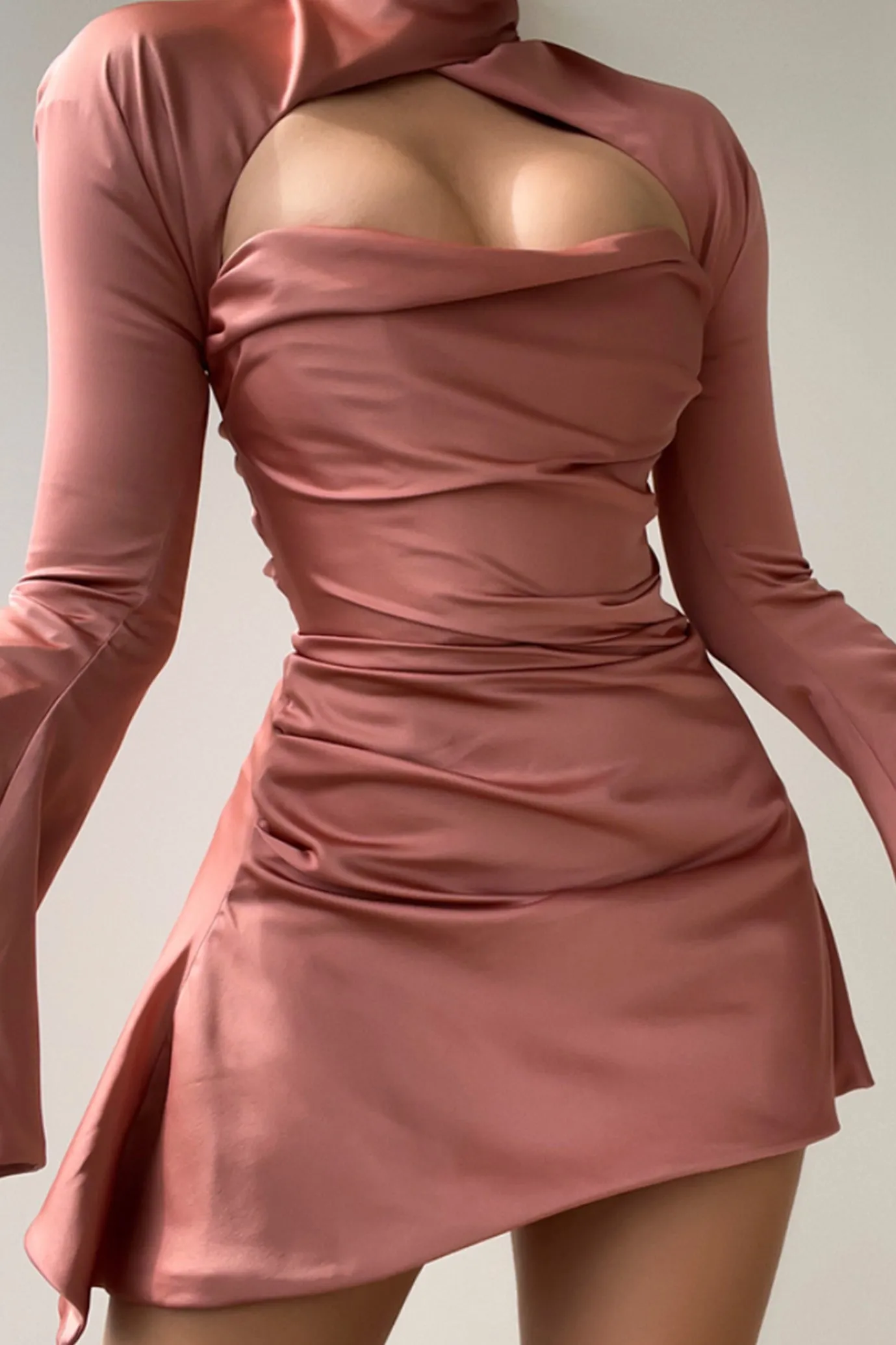 Toira Rose Draped Corset Dress by House of CB