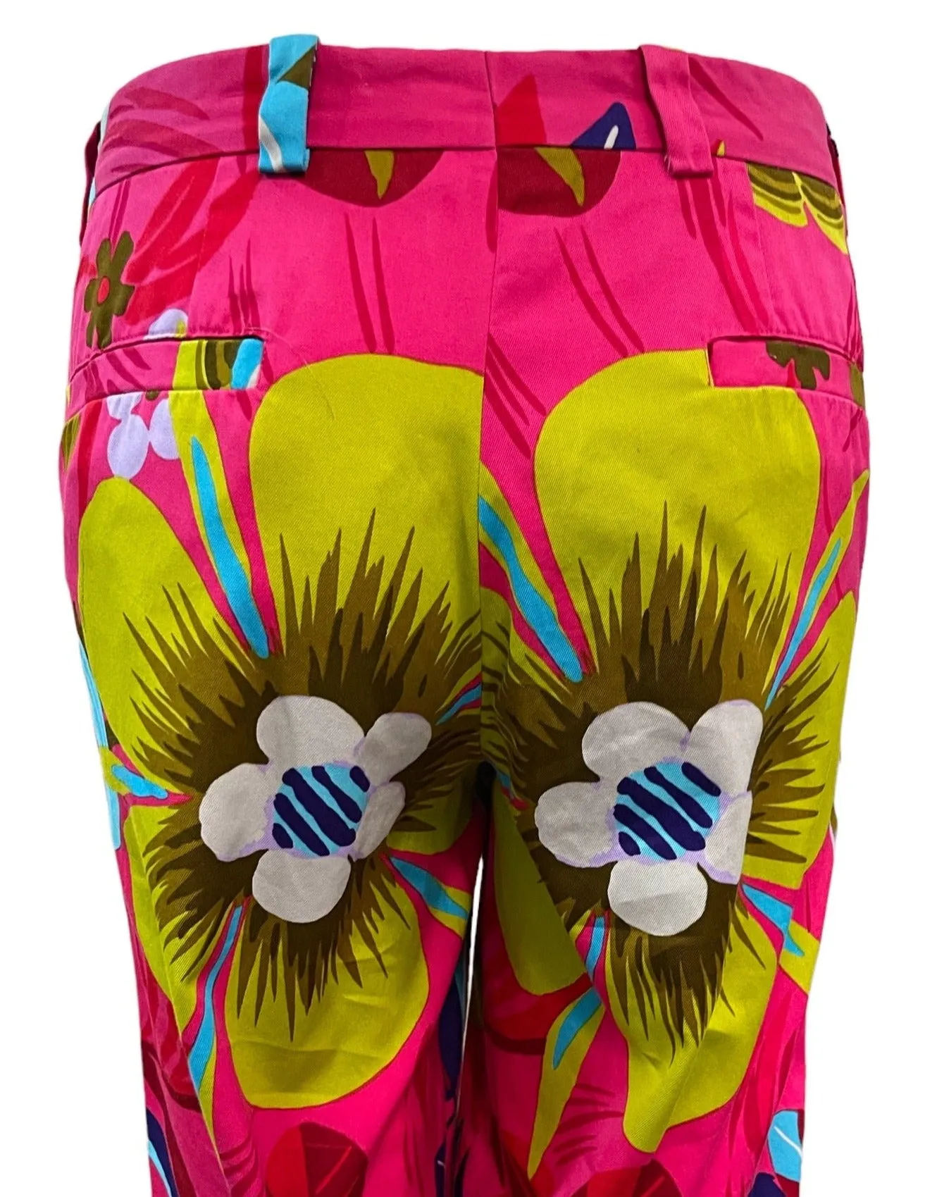 Tom Ford for Gucci S/S 1999 Pink Tropical Floral Pants, NWT