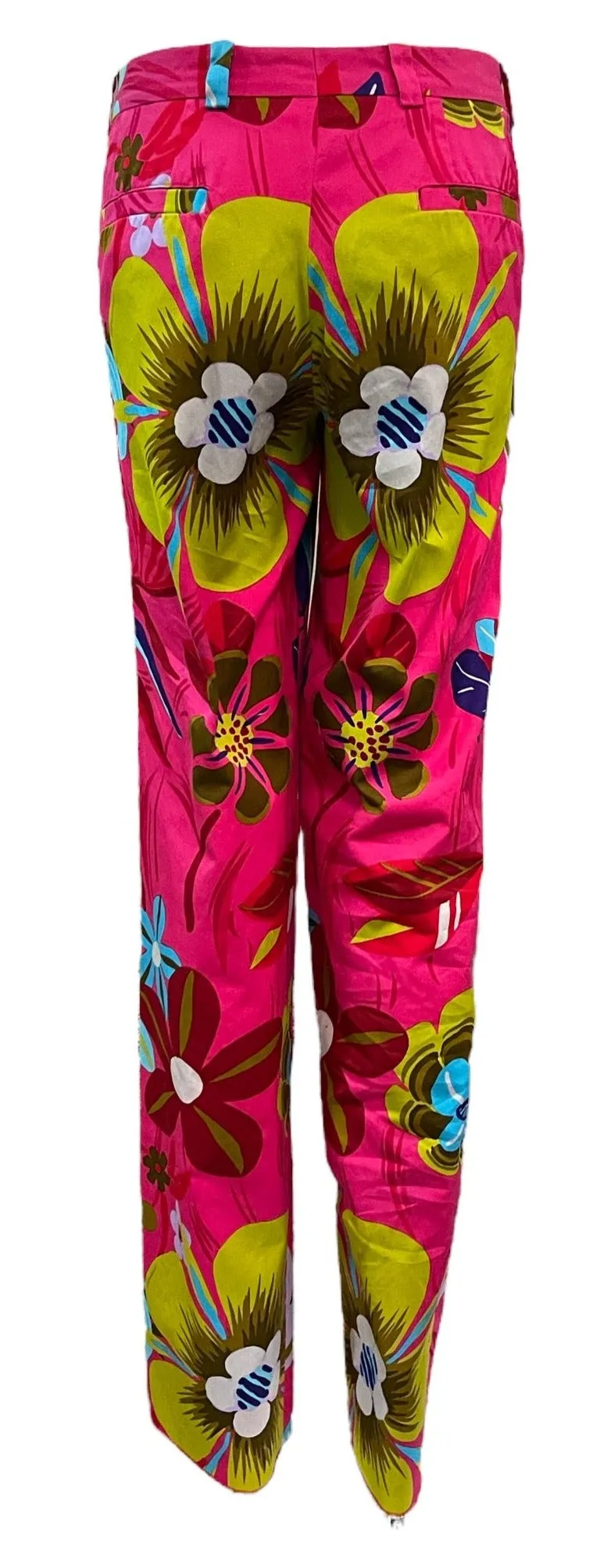 Tom Ford for Gucci S/S 1999 Pink Tropical Floral Pants, NWT