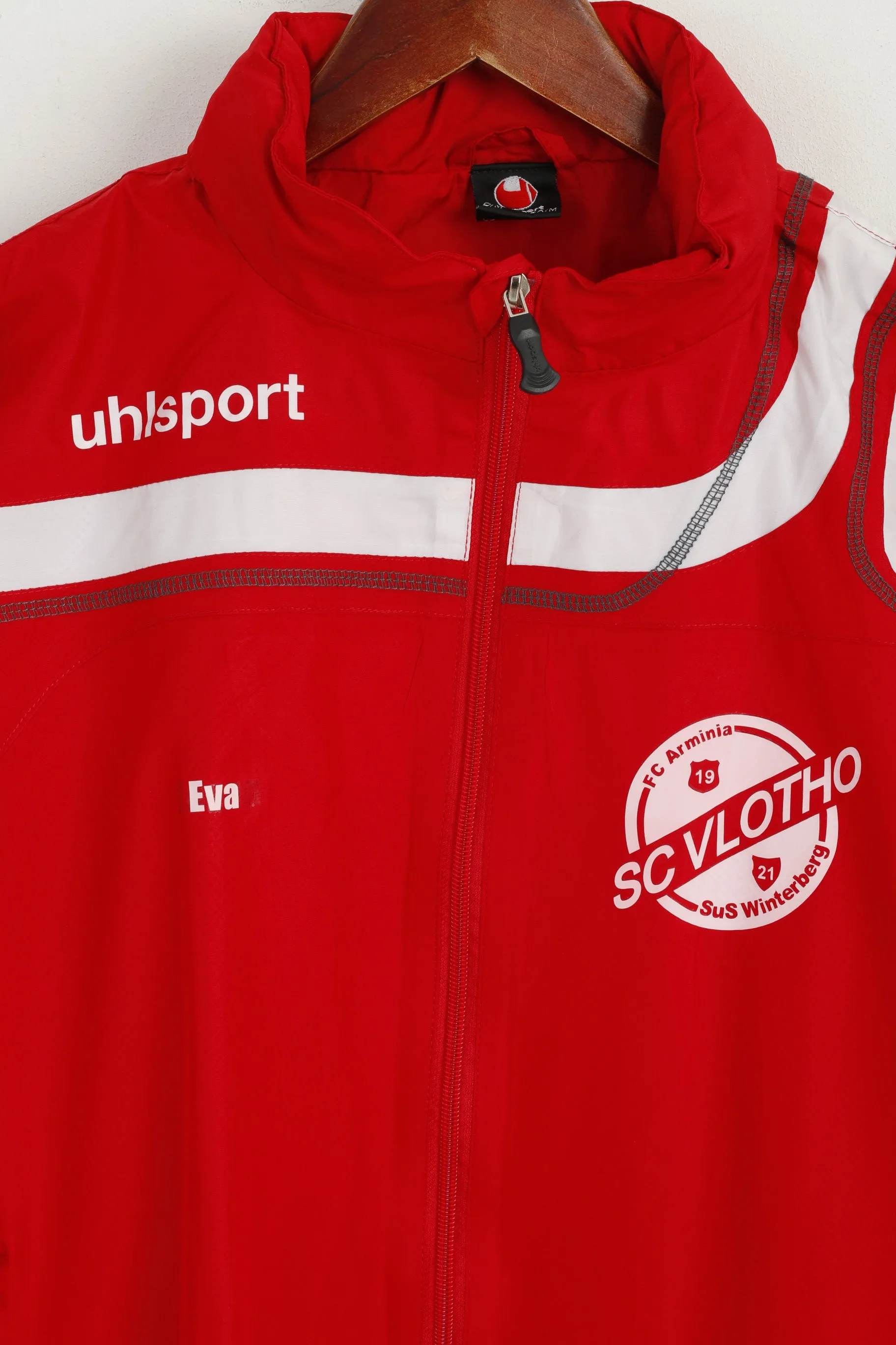 Uhlsport Women M Jacket Red FC Arminia Sus Winterberg SC Vlotho Eva Football Top