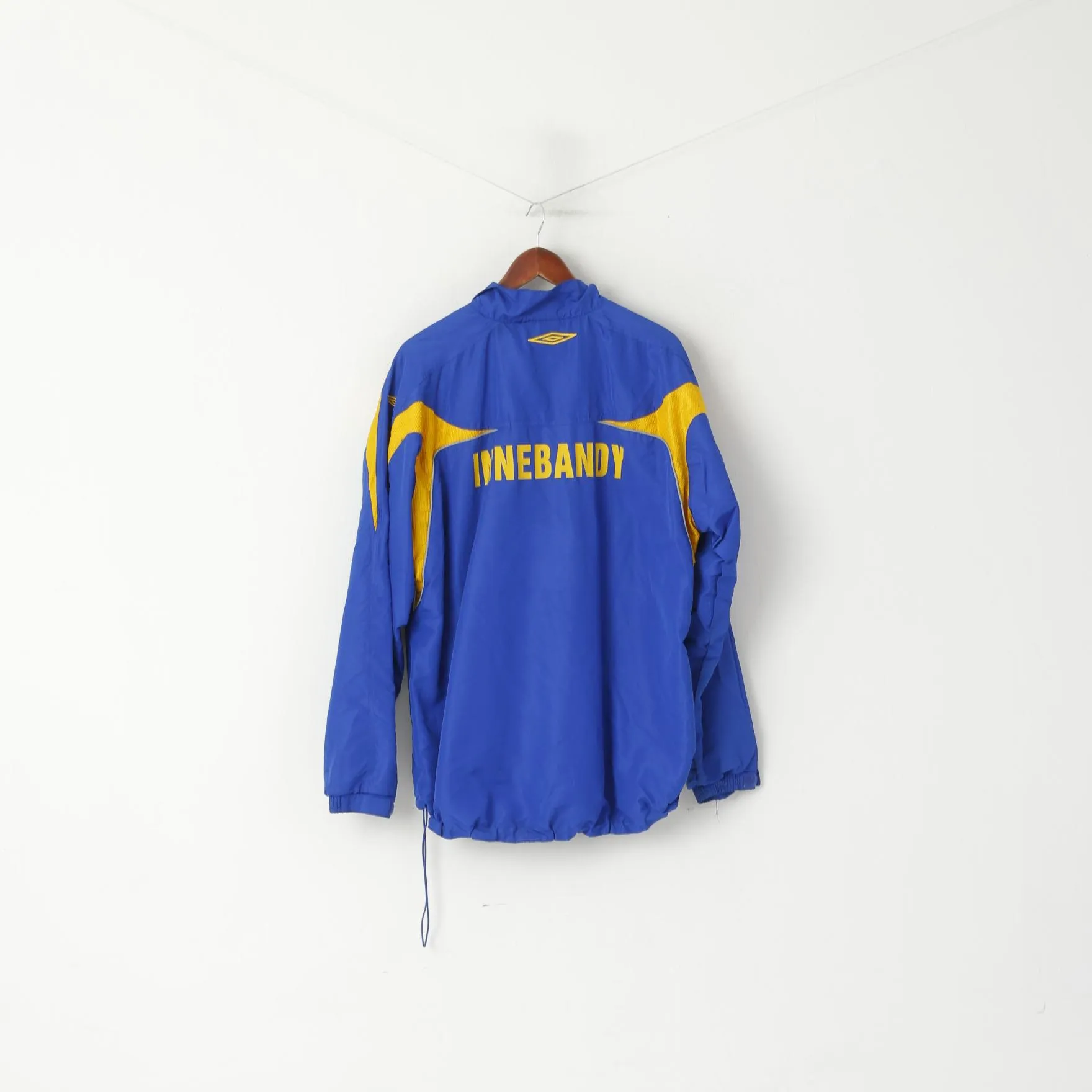 Umbro Men XXL Jacket Blue Activewear Innebandy Full Zipper Full Zipper Sport Top