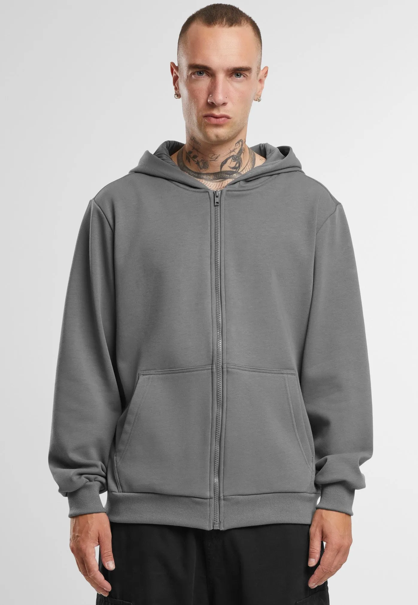 Urban Classics - Cozy Zip Cloudgrey - Zipper