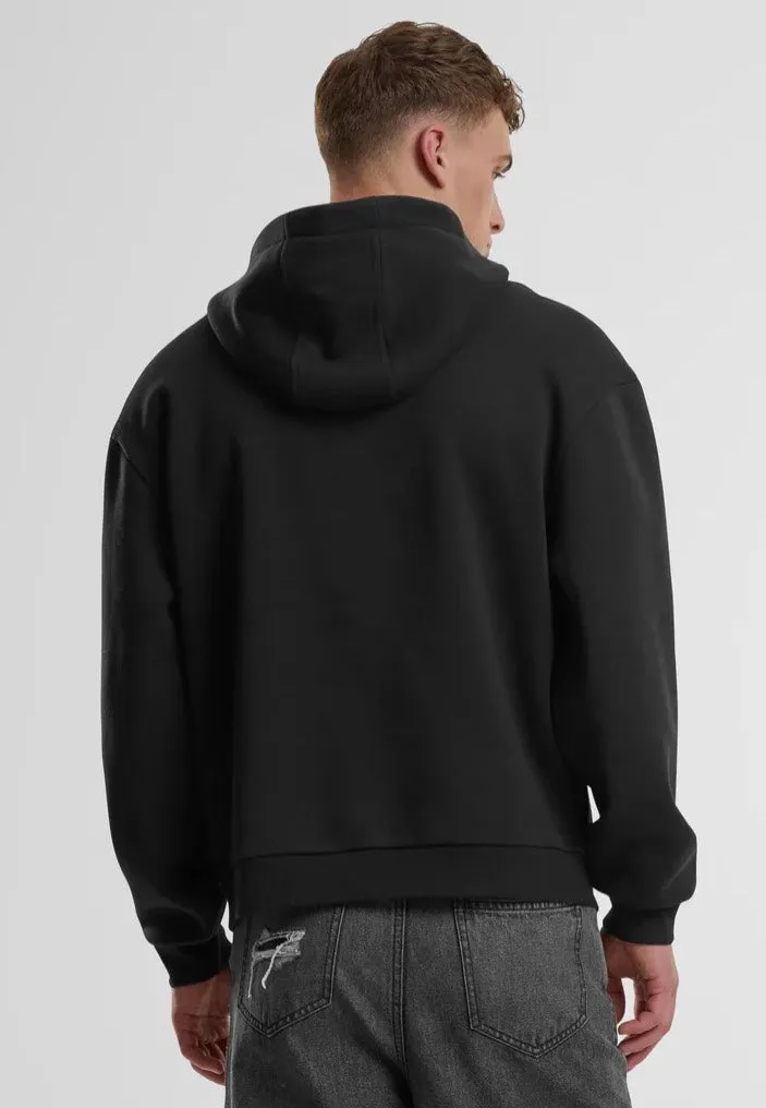 Urban Classics - Fluffy Black - Hoodie