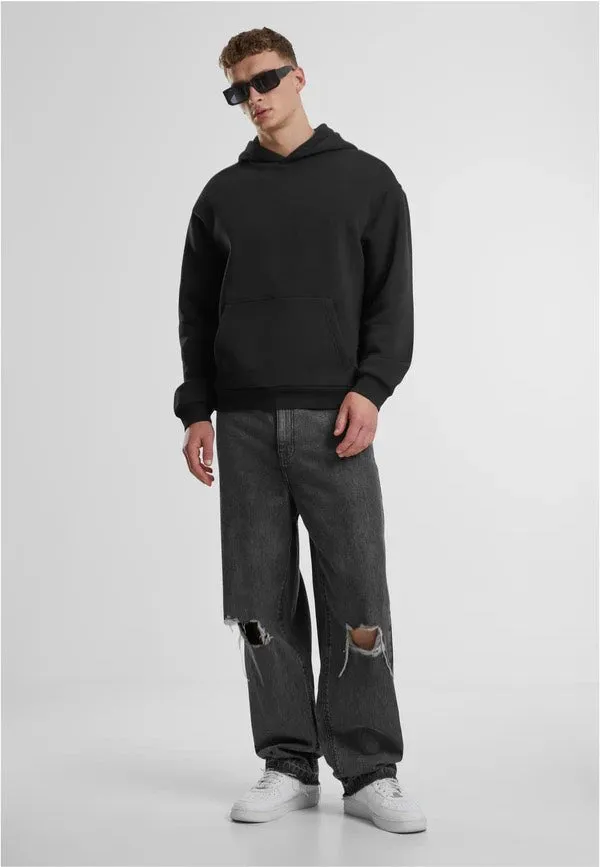 Urban Classics - Fluffy Black - Hoodie