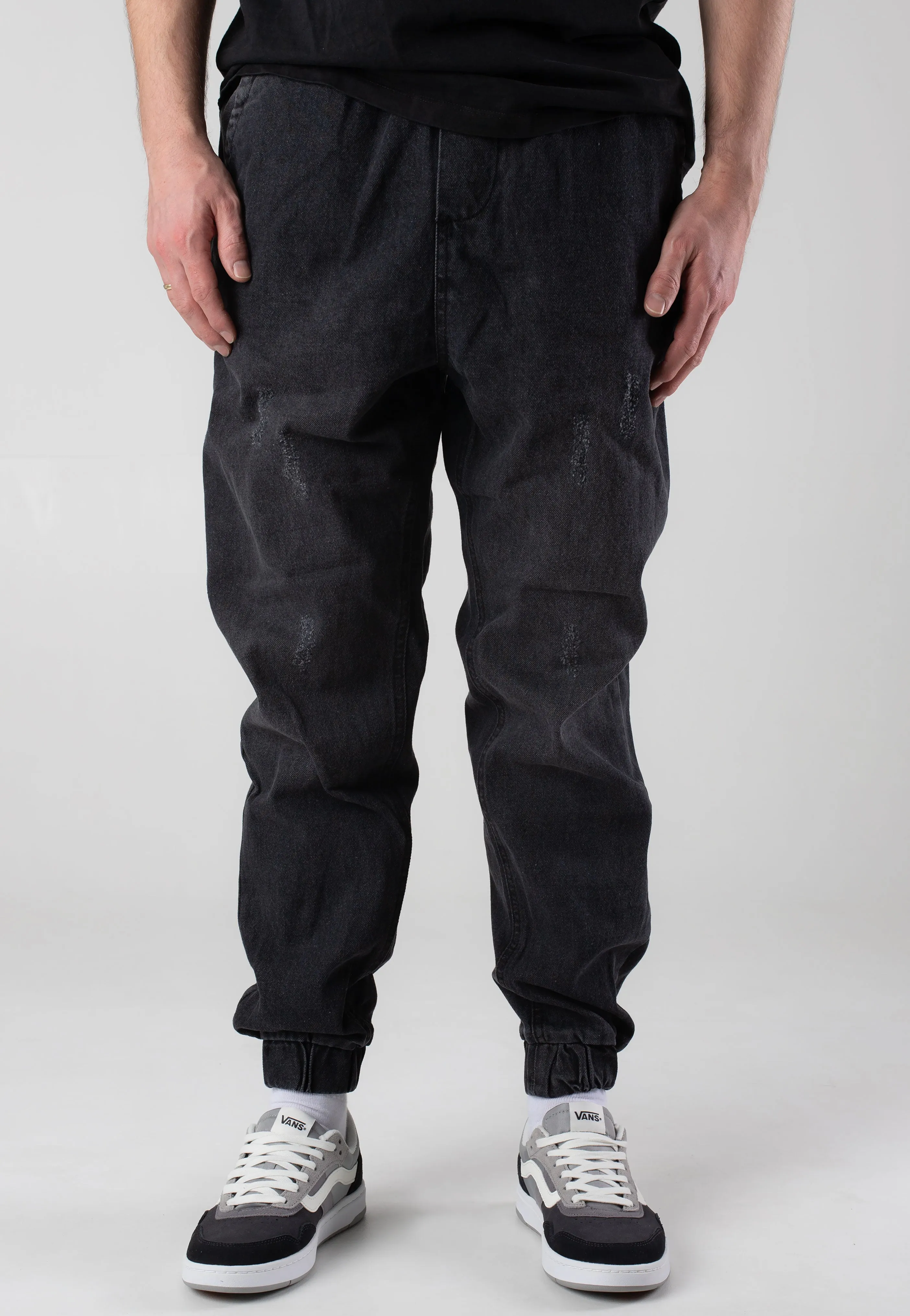 Urban Classics - Jogg Denim Black Washed - Pants
