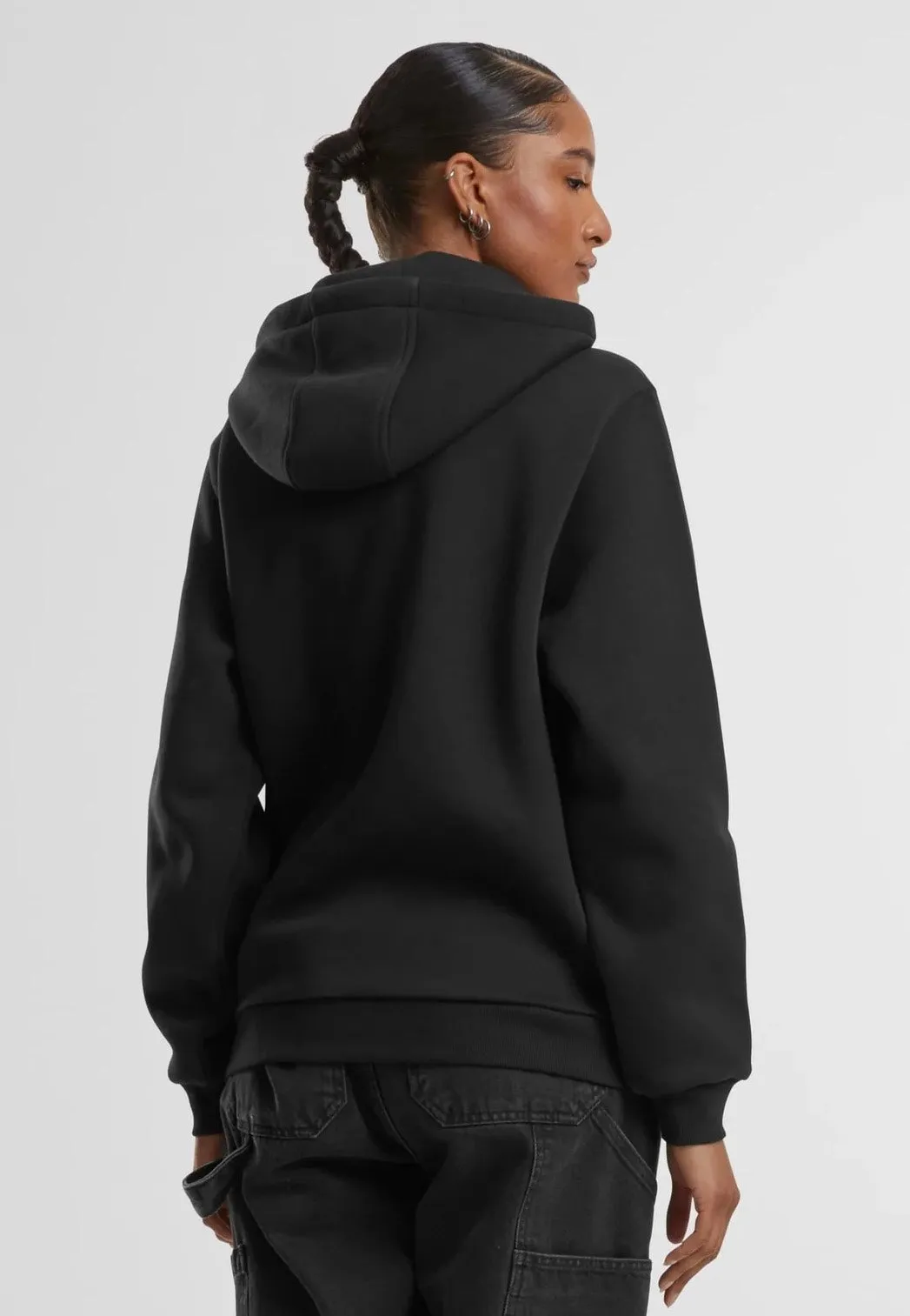 Urban Classics - Ladies Fluffy Black - Hoodie