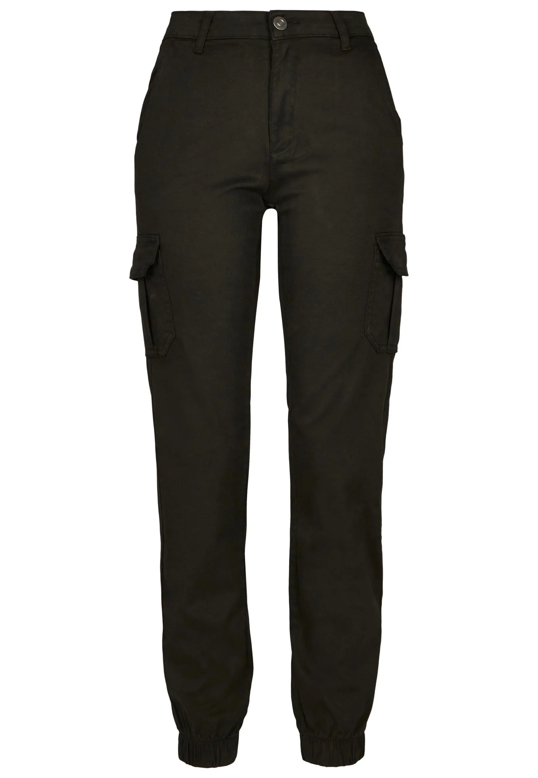 Urban Classics - Ladies High Waist Cargo Black - Pants