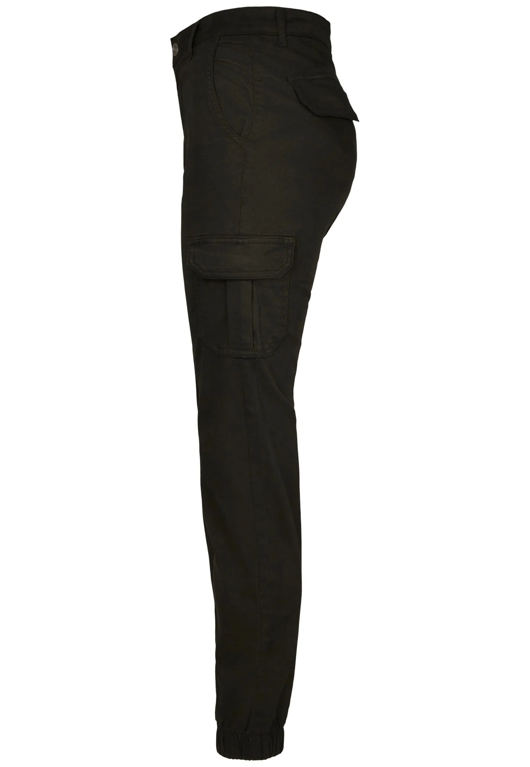 Urban Classics - Ladies High Waist Cargo Black - Pants