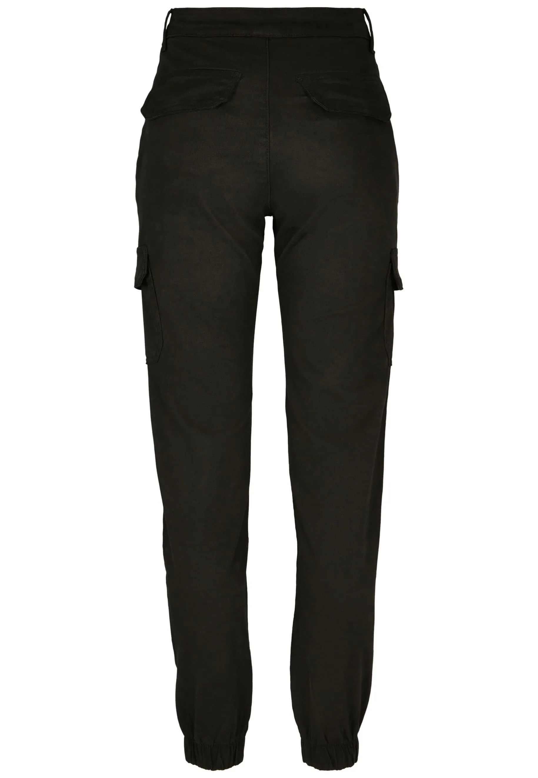 Urban Classics - Ladies High Waist Cargo Black - Pants