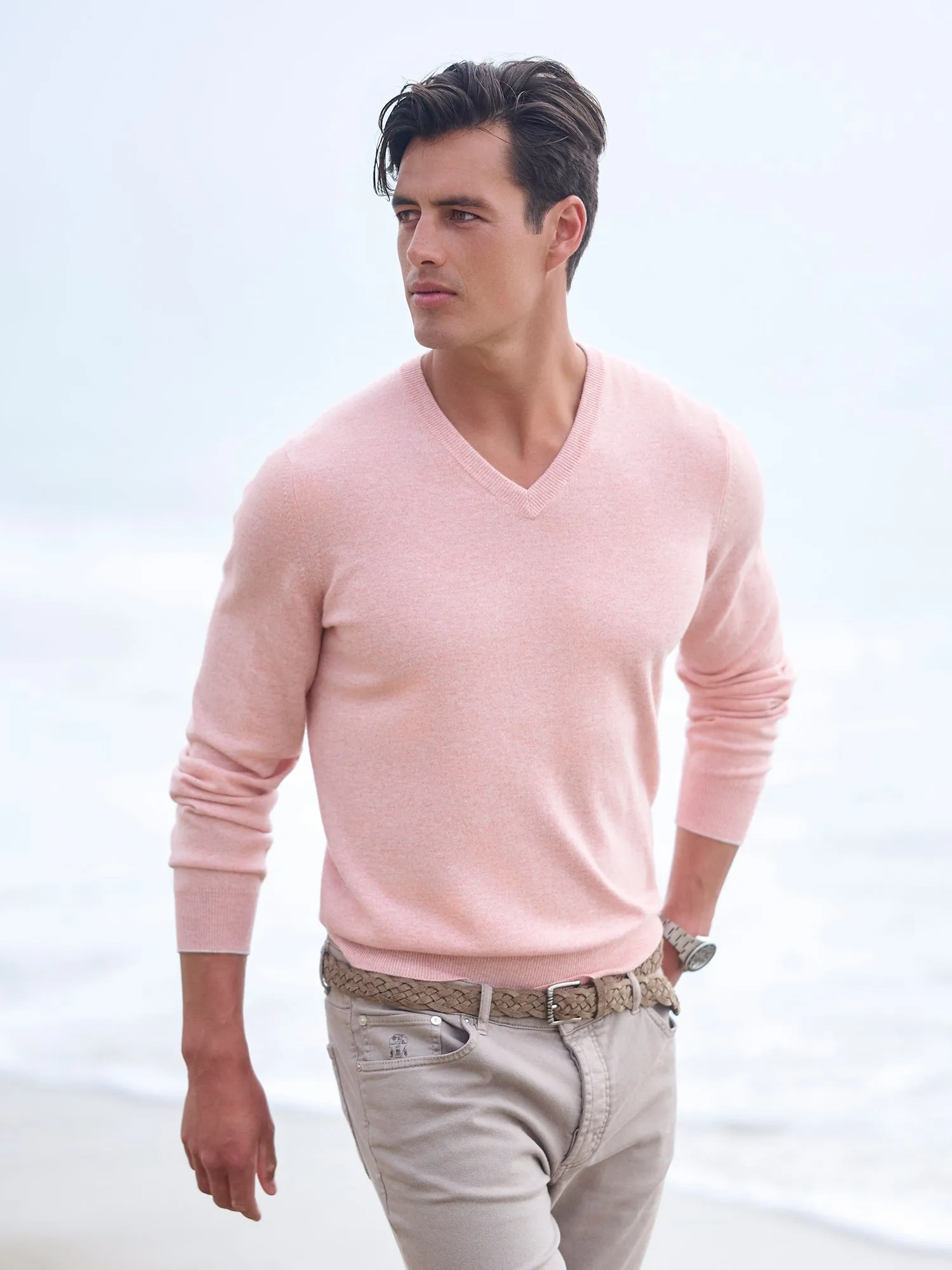 V-Neck Cashmere Sweater