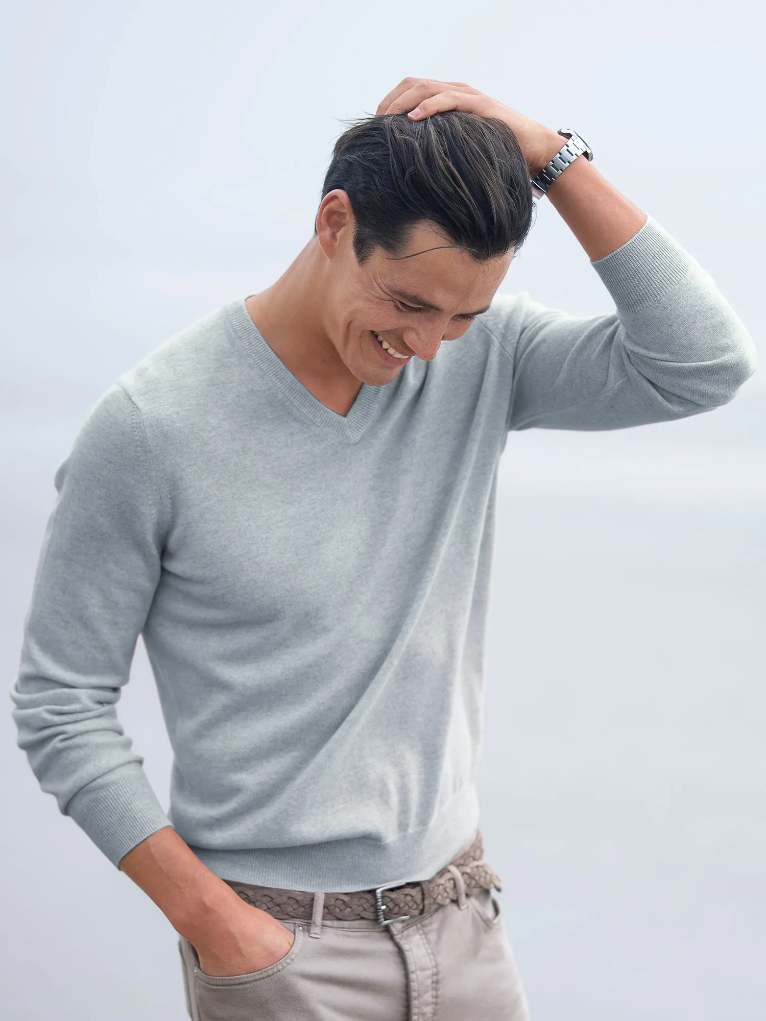 V-Neck Cashmere Sweater