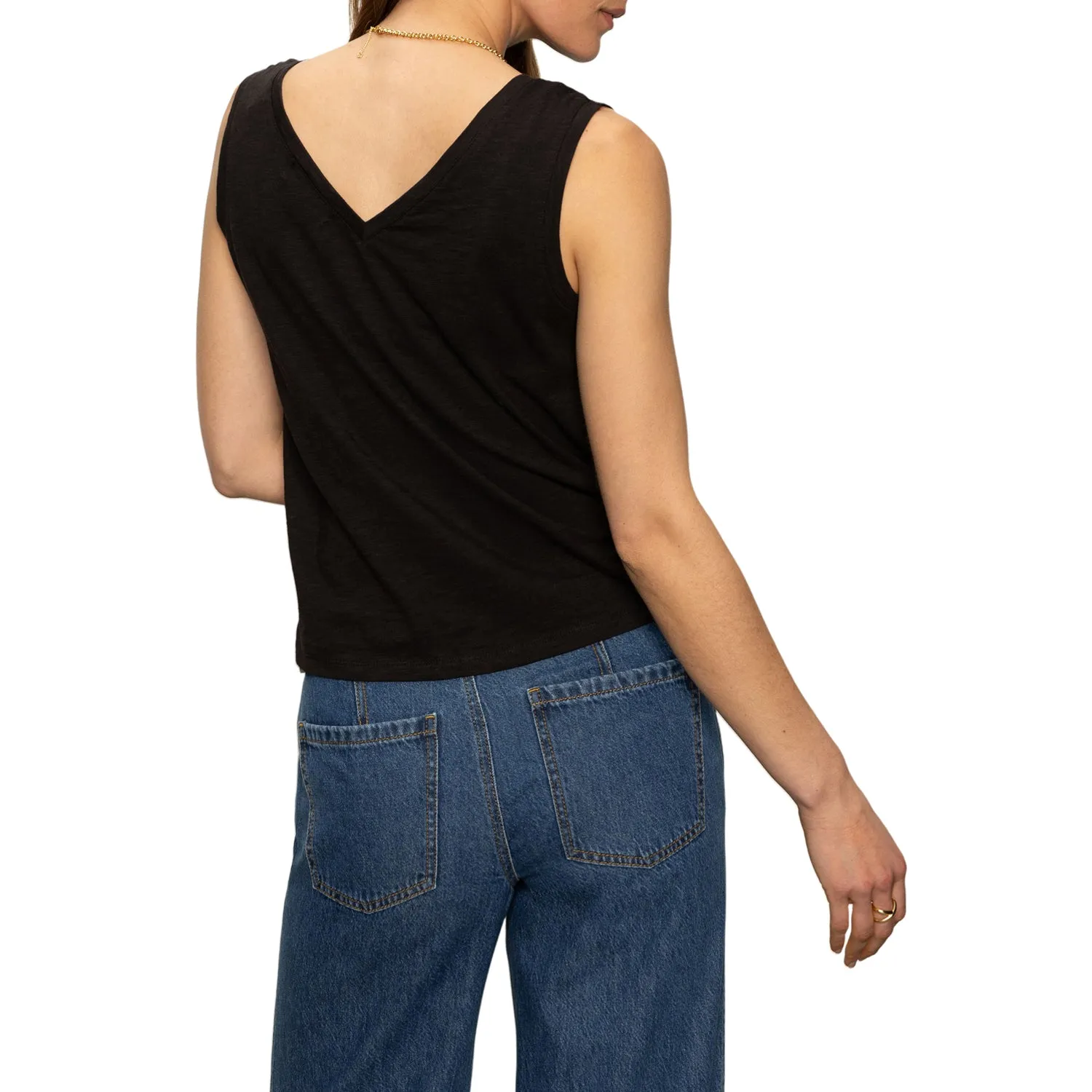 V-NECK TIE TANK