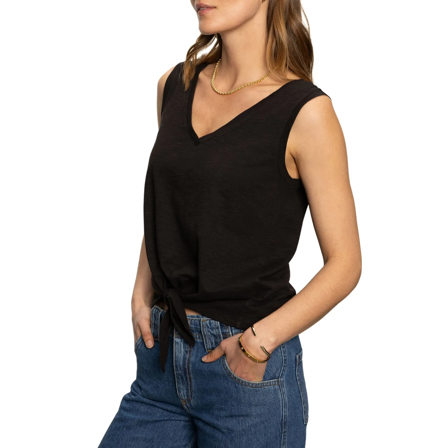 V-NECK TIE TANK