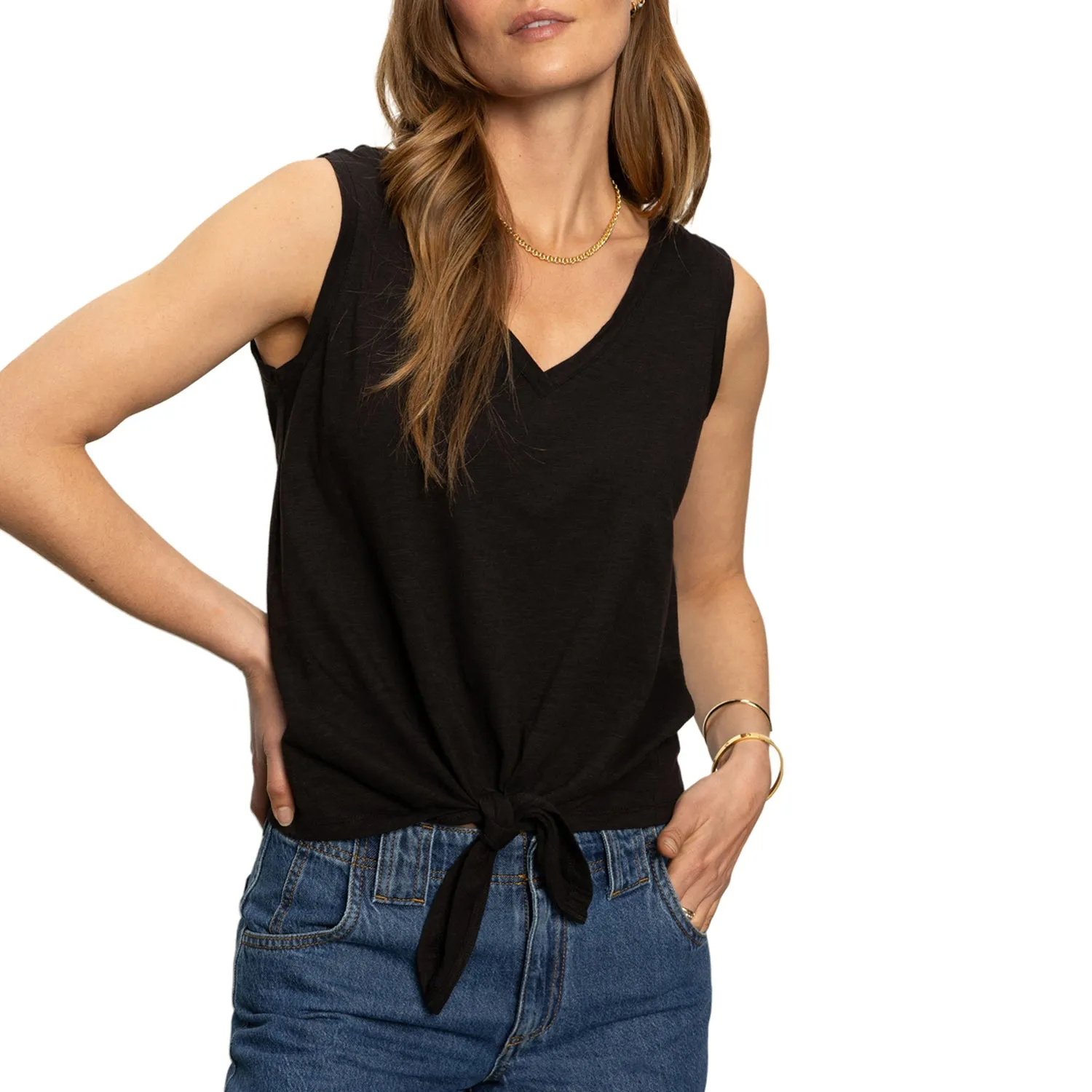 V-NECK TIE TANK