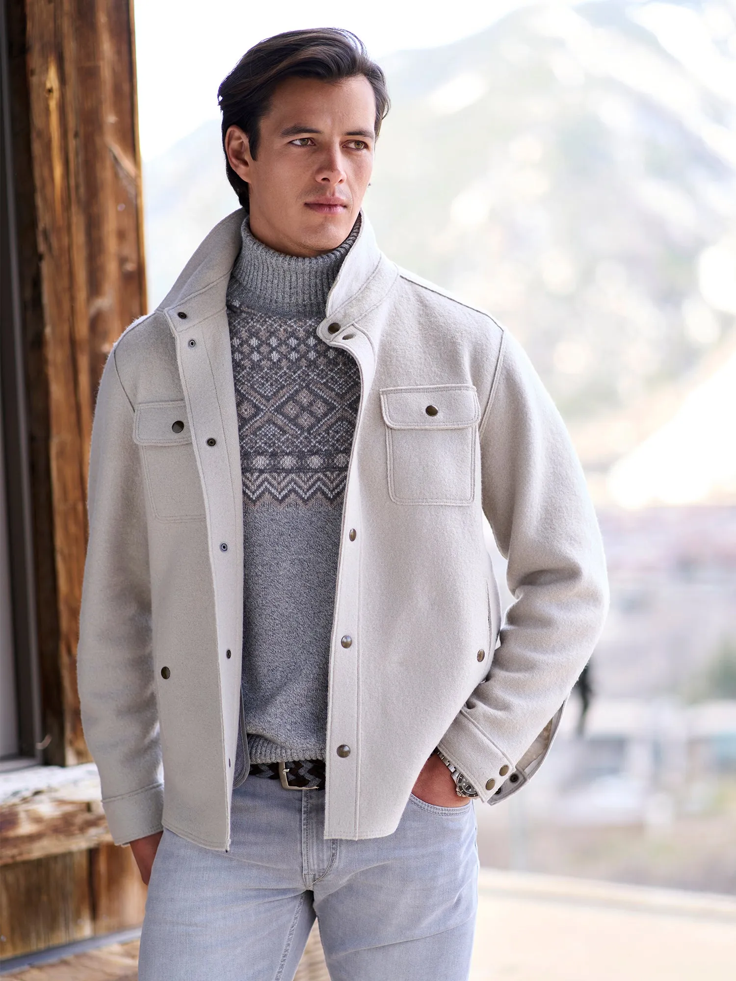 Valentin Wool Shirt Jacket
