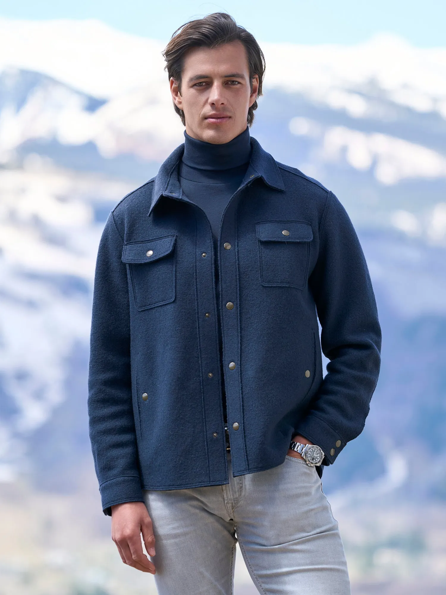 Valentin Wool Shirt Jacket