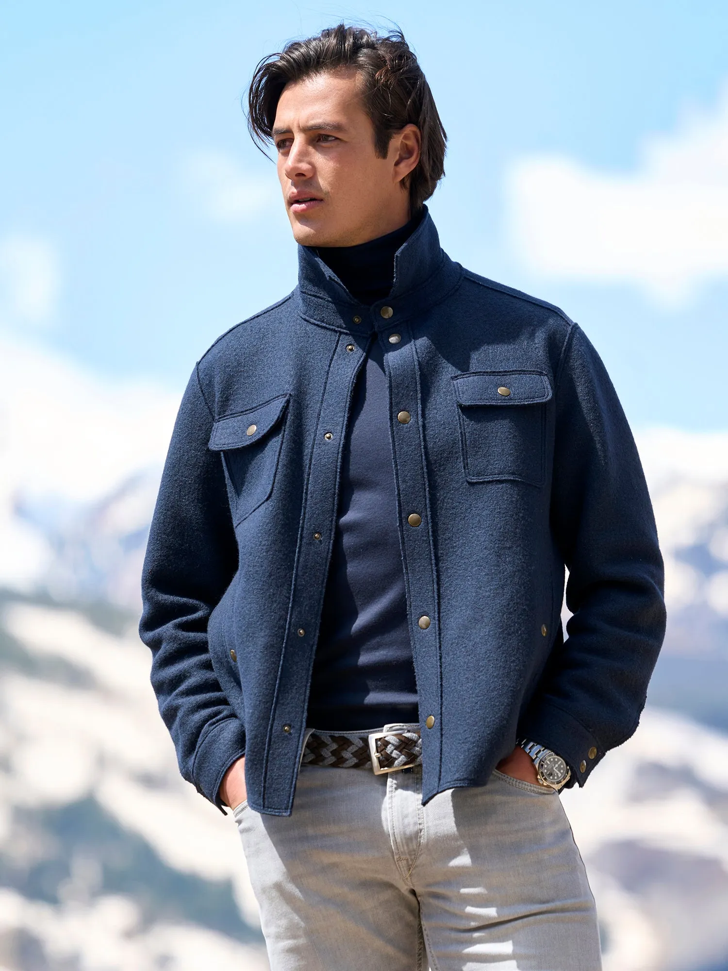 Valentin Wool Shirt Jacket