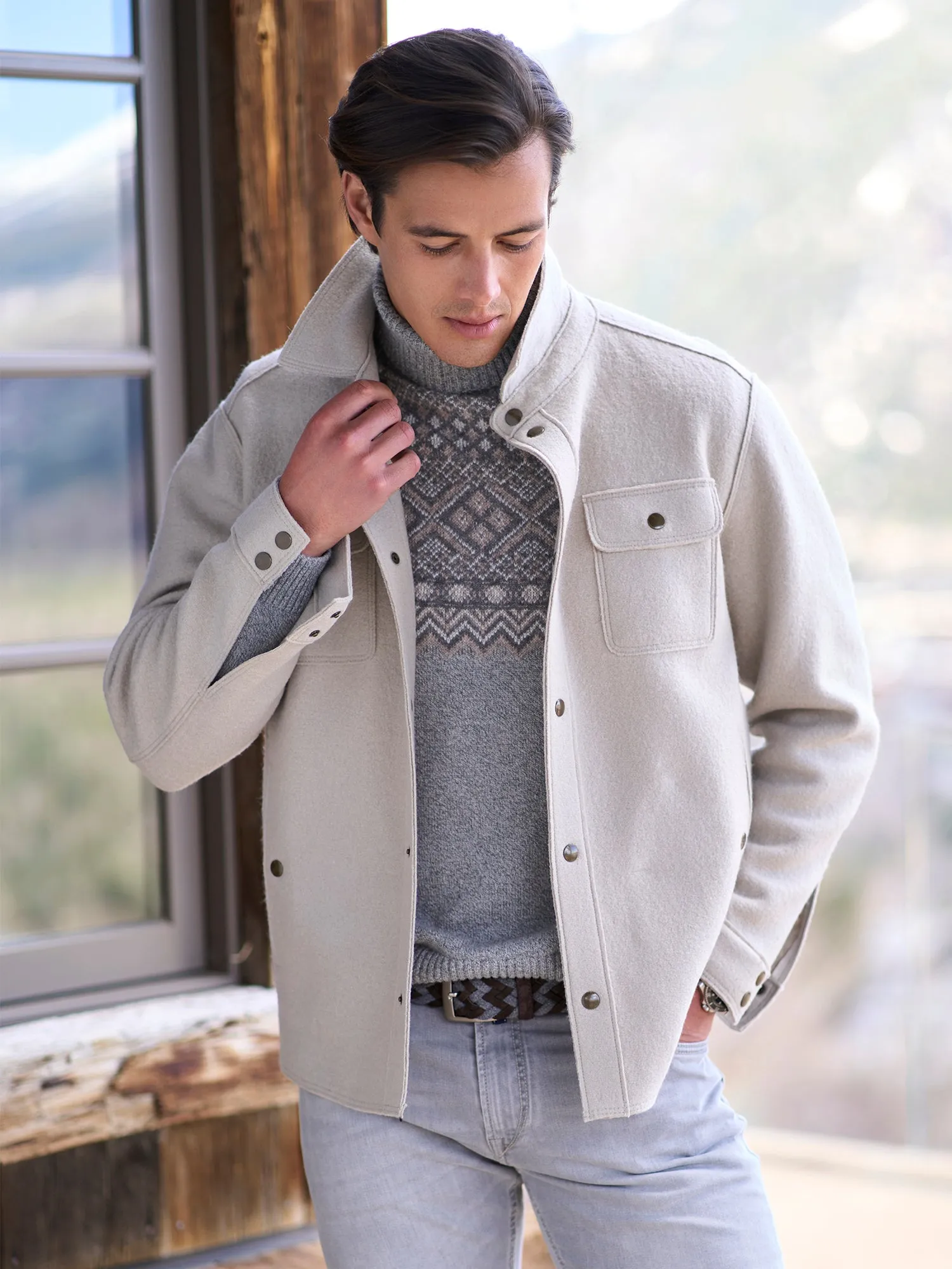 Valentin Wool Shirt Jacket