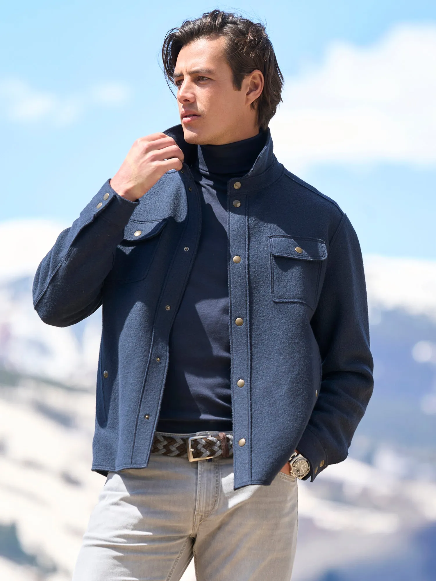 Valentin Wool Shirt Jacket