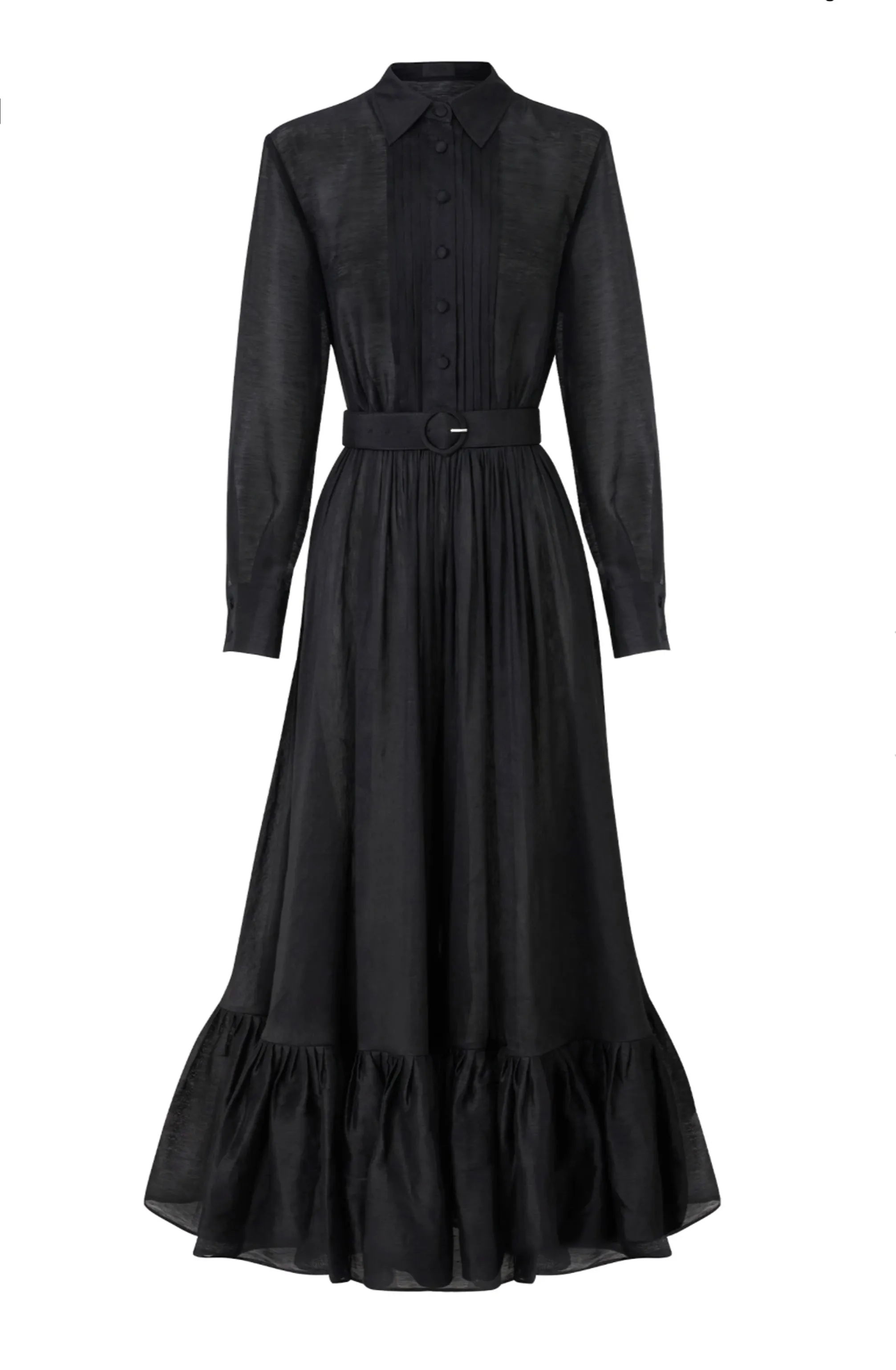 Vanta Silk Linen Dress by Leo Lin