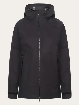 Vent Canvas 270 shell jacket - GOTS/Vegan - Black Jet Knowledge Cotton