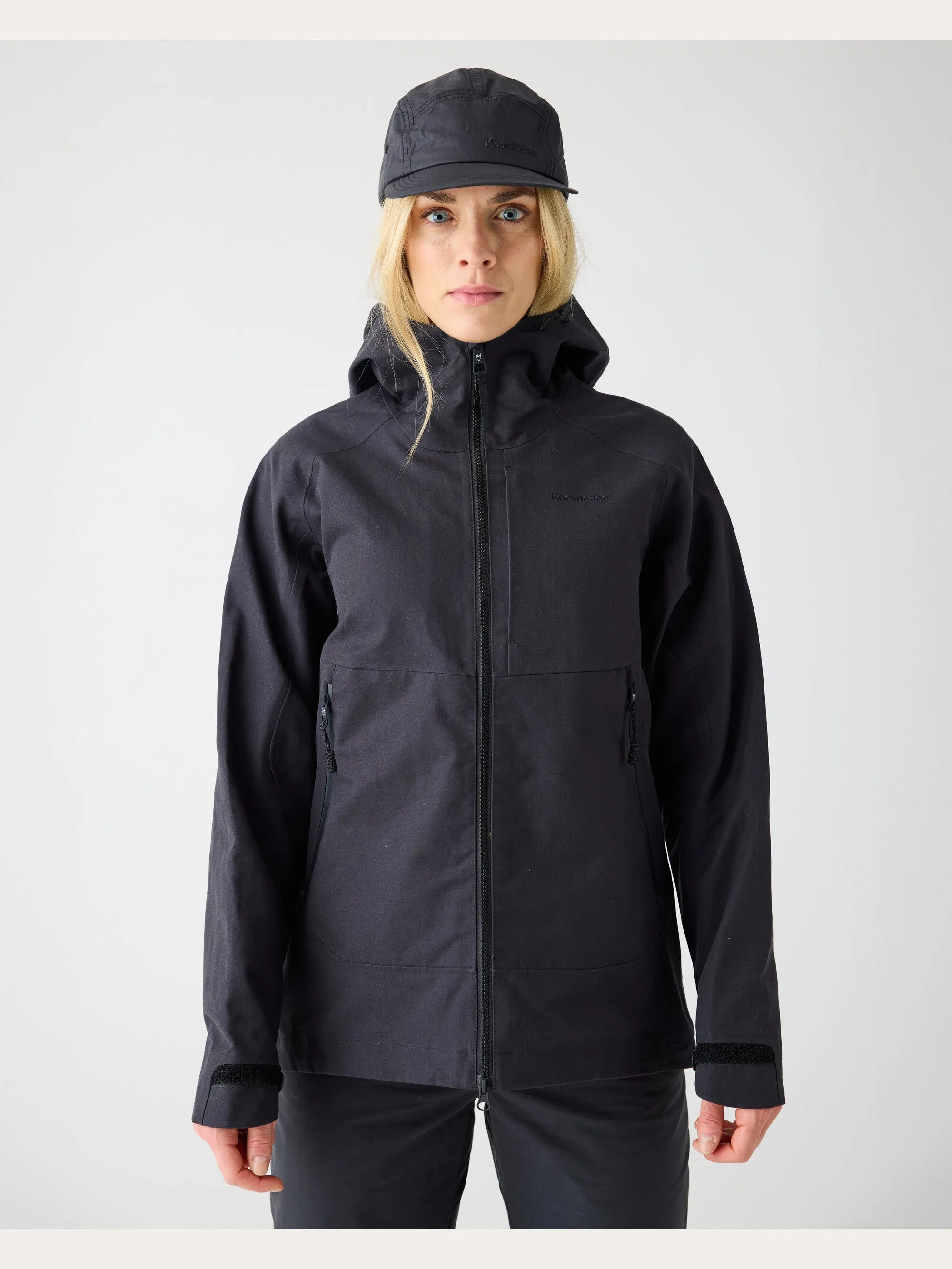 Vent Canvas 270 shell jacket - GOTS/Vegan - Black Jet Knowledge Cotton
