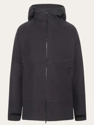 Vent Canvas 270 shell jacket - GOTS/Vegan - Black Jet Knowledge Cotton