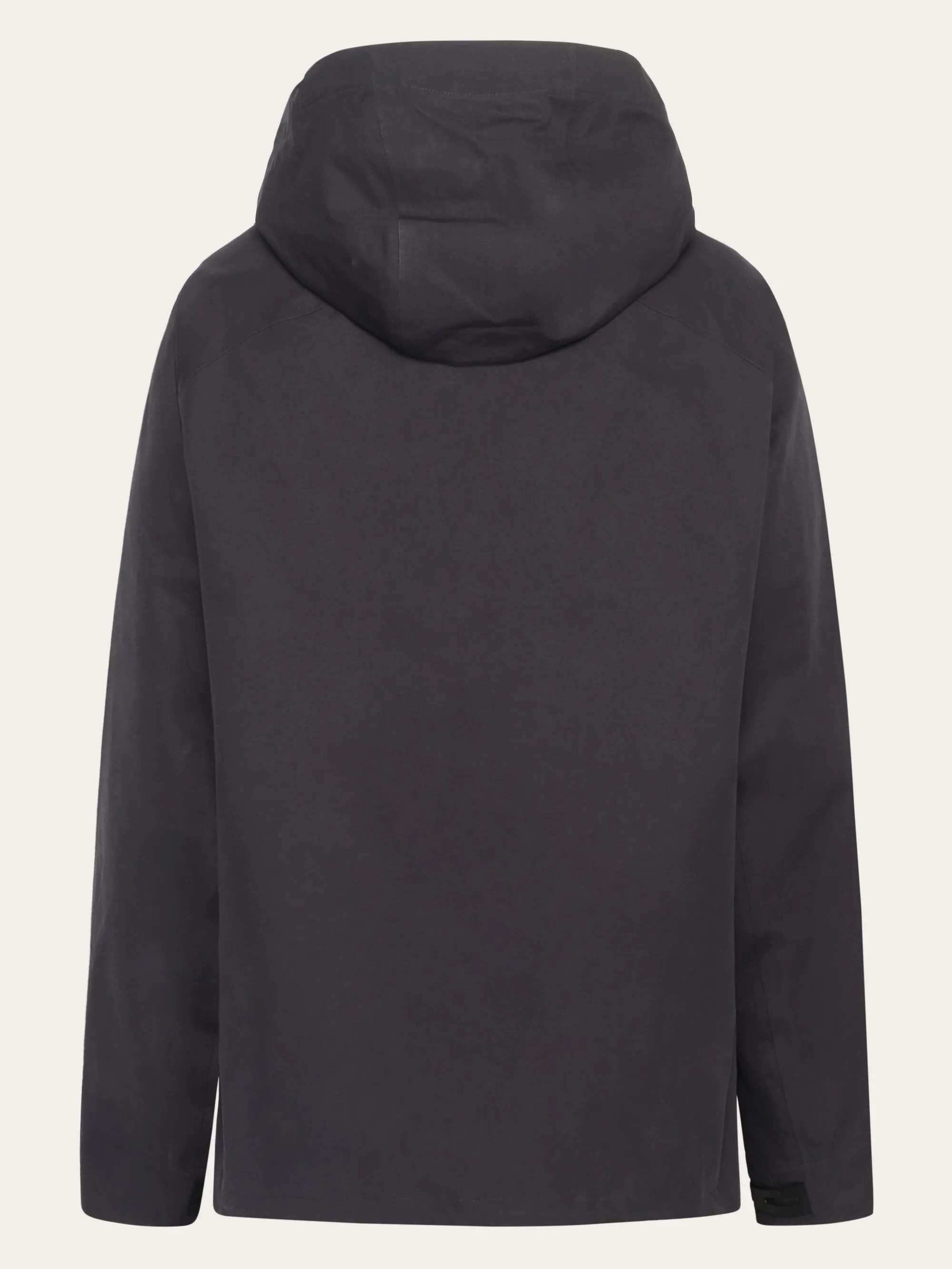 Vent Canvas 270 shell jacket - GOTS/Vegan - Black Jet Knowledge Cotton