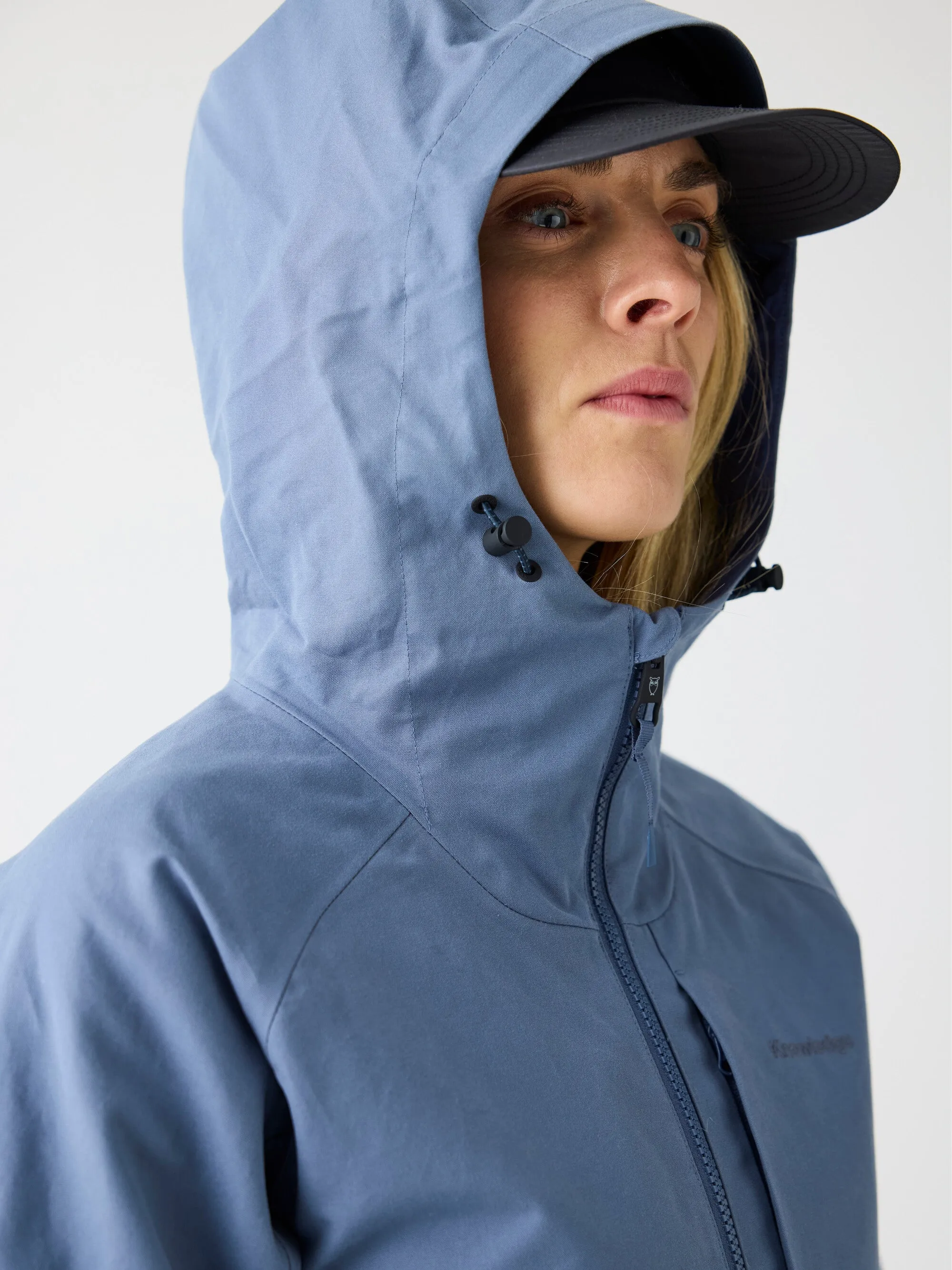 Vent Canvas 270 shell jacket - GOTS/Vegan - Vintage Indigo Knowledge Cotton