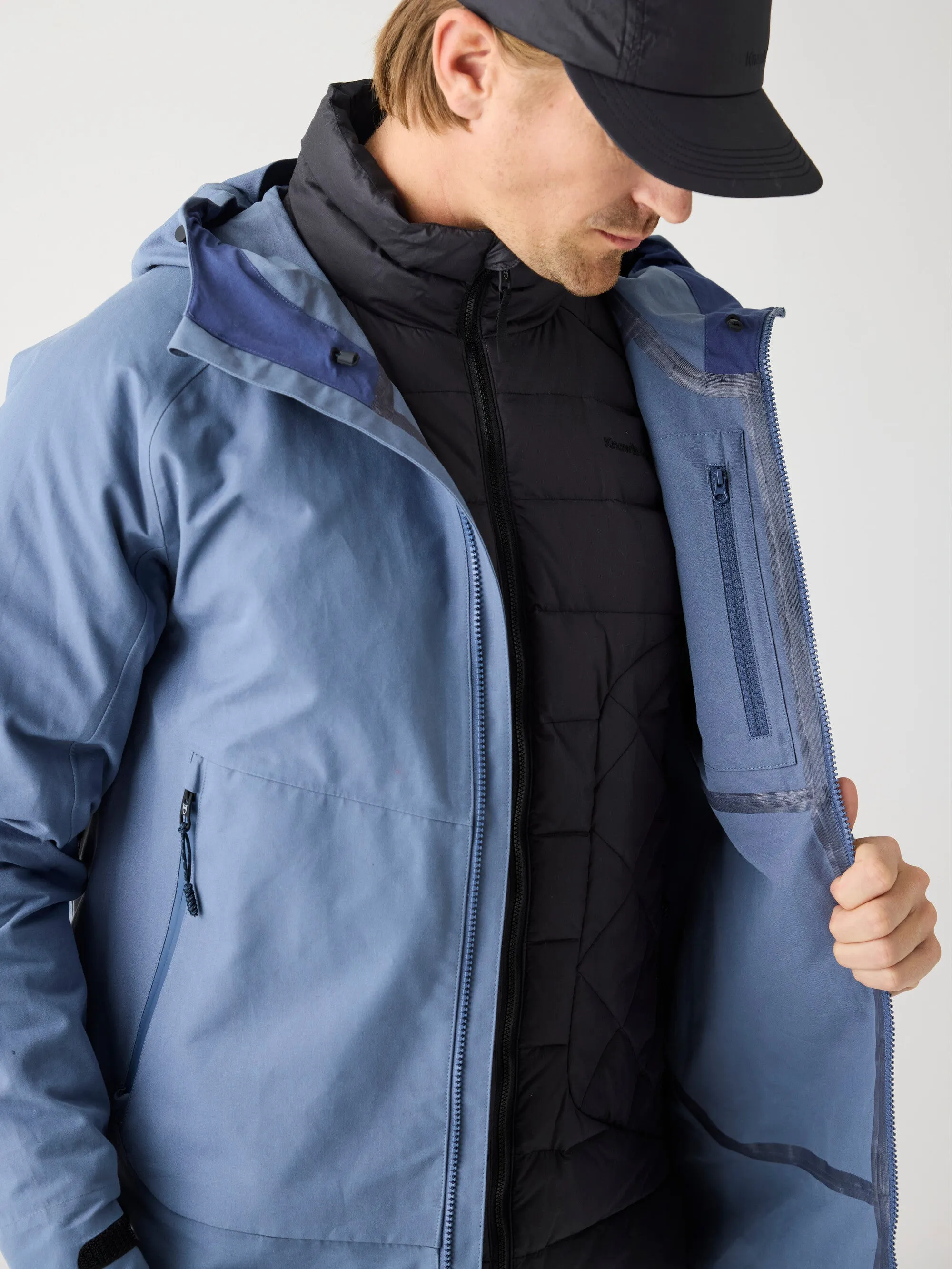 Vent Canvas 270 shell jacket - GOTS/Vegan - Vintage Indigo Knowledge Cotton