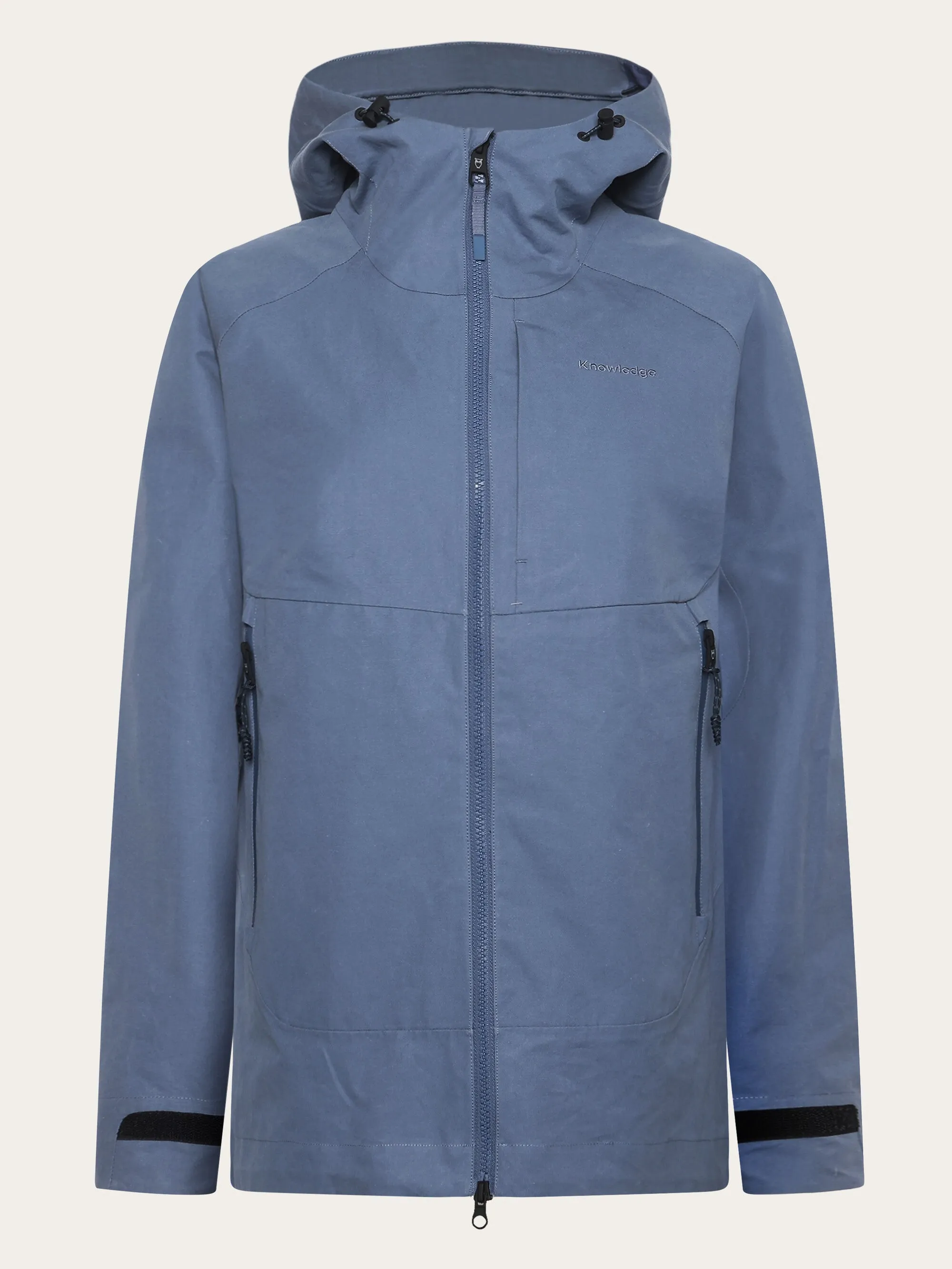 Vent Canvas 270 shell jacket - GOTS/Vegan - Vintage Indigo Knowledge Cotton