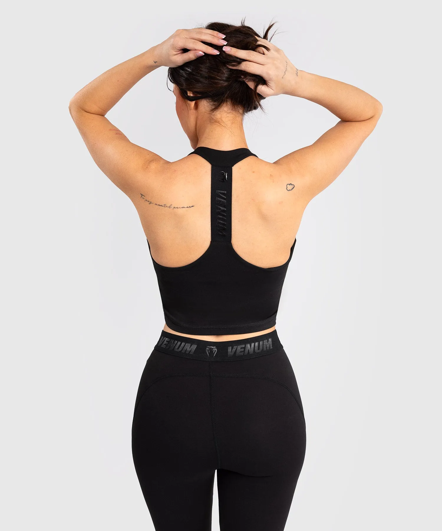 Venum Elevate Women Long Sports Bra - Black