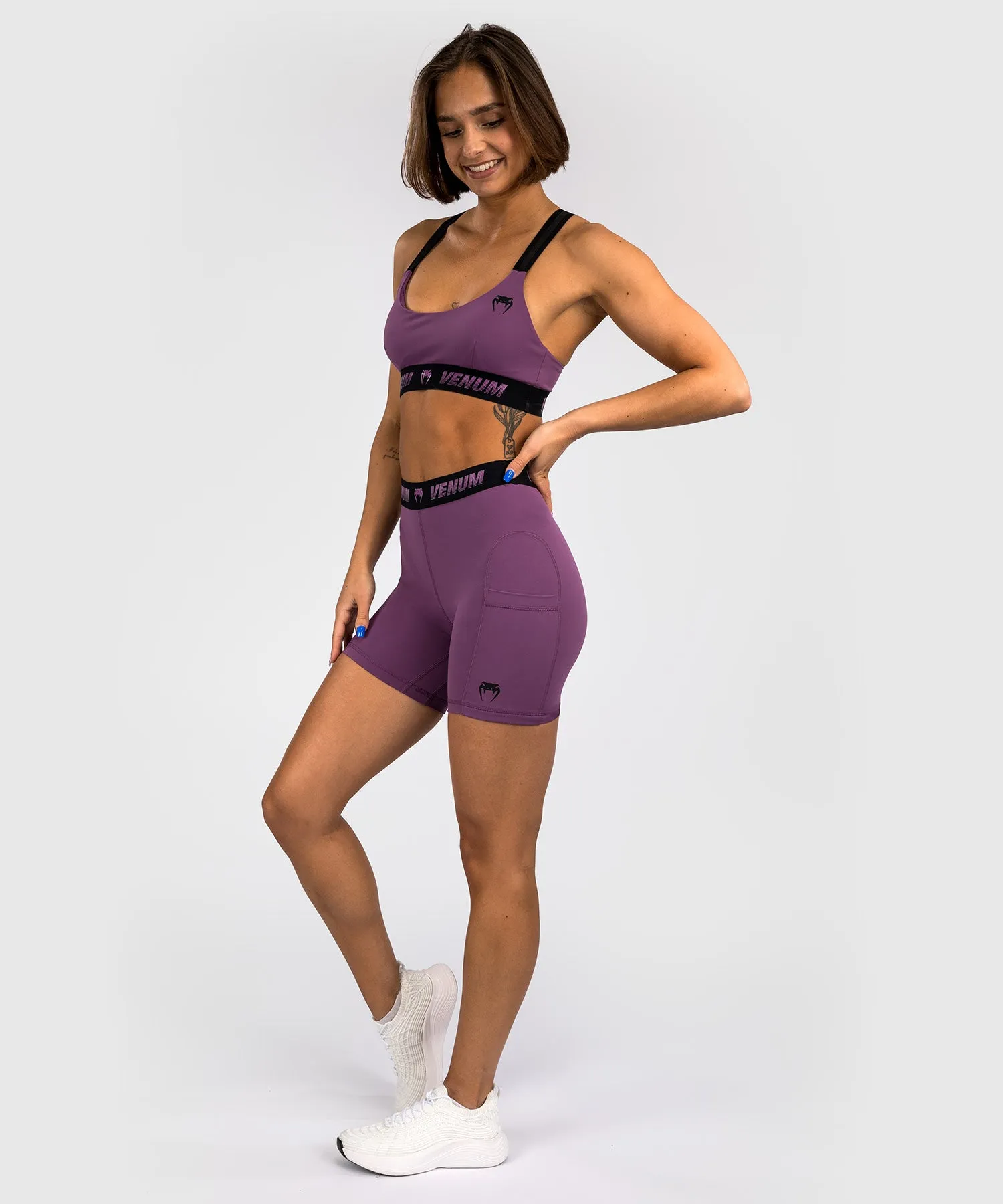 Venum Elevate Women Long ValeTudo Shorts- Liliac