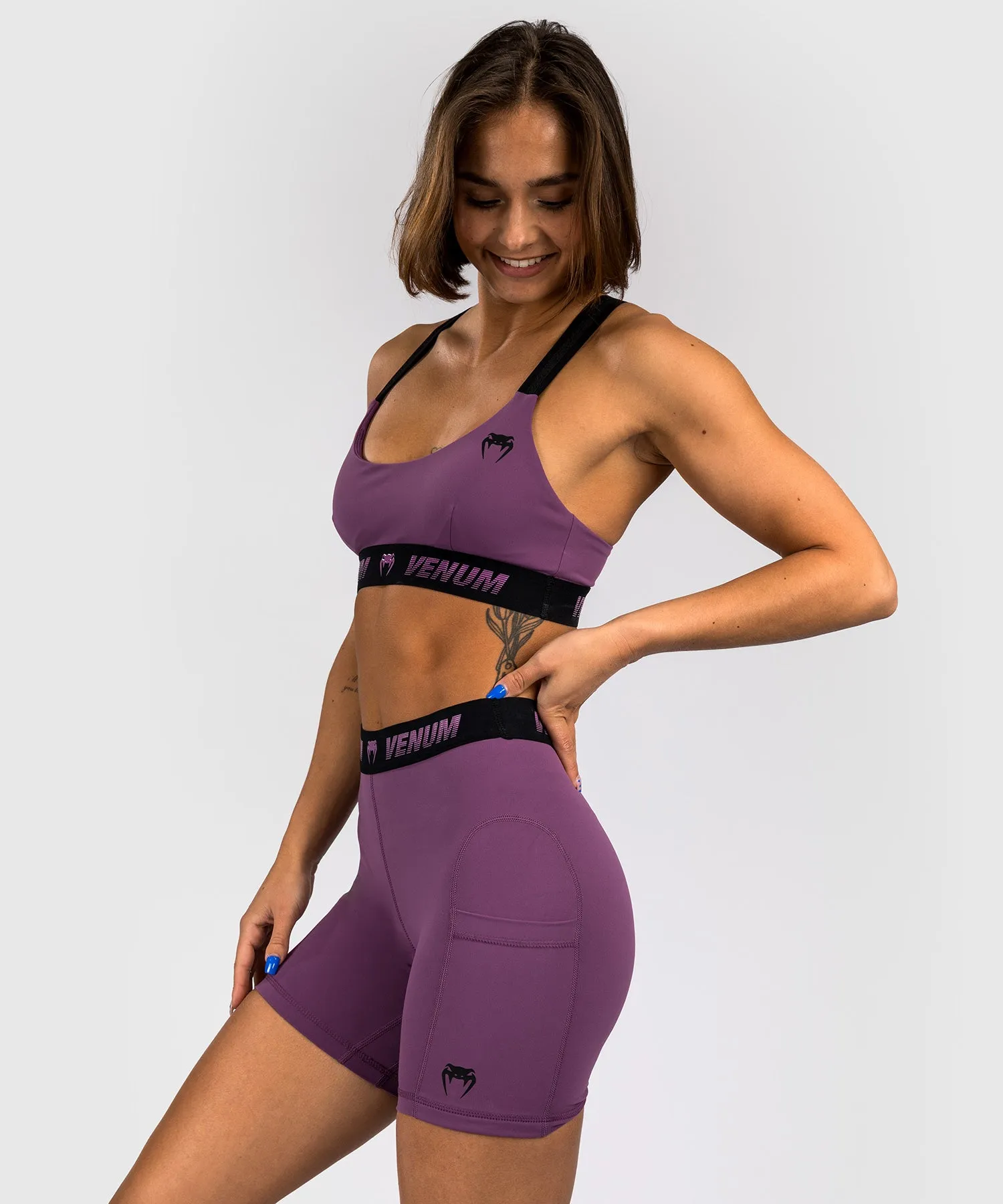 Venum Elevate Women Long ValeTudo Shorts- Liliac