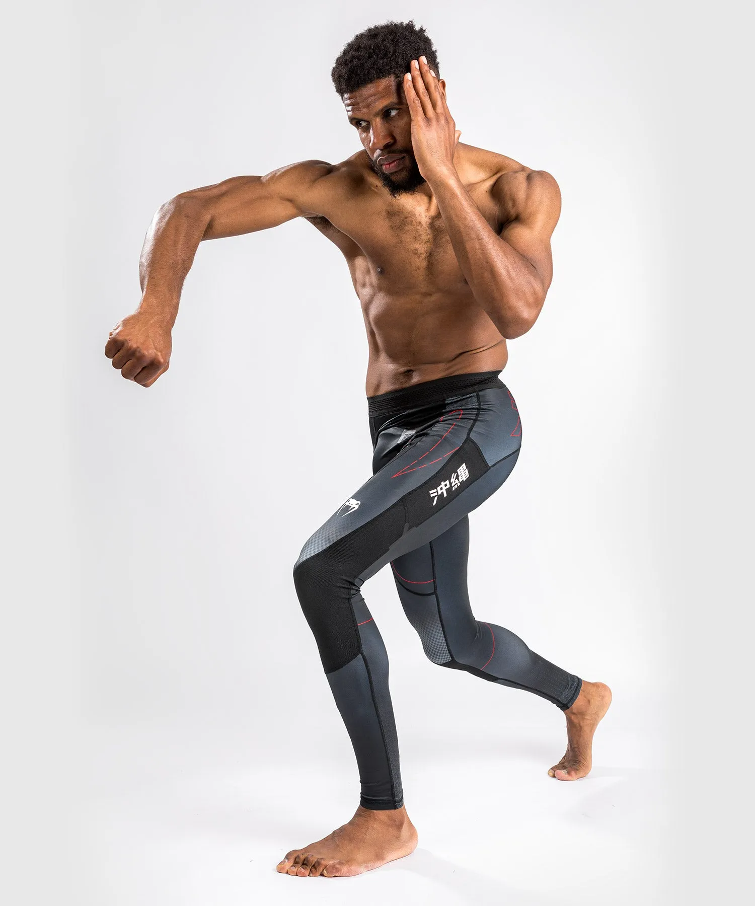Venum Okinawa 3.0 Compression Tights   - Black/Red