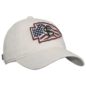 Veterans Alliance Arrowhead Patch Relaxed Twill Cap - Stone