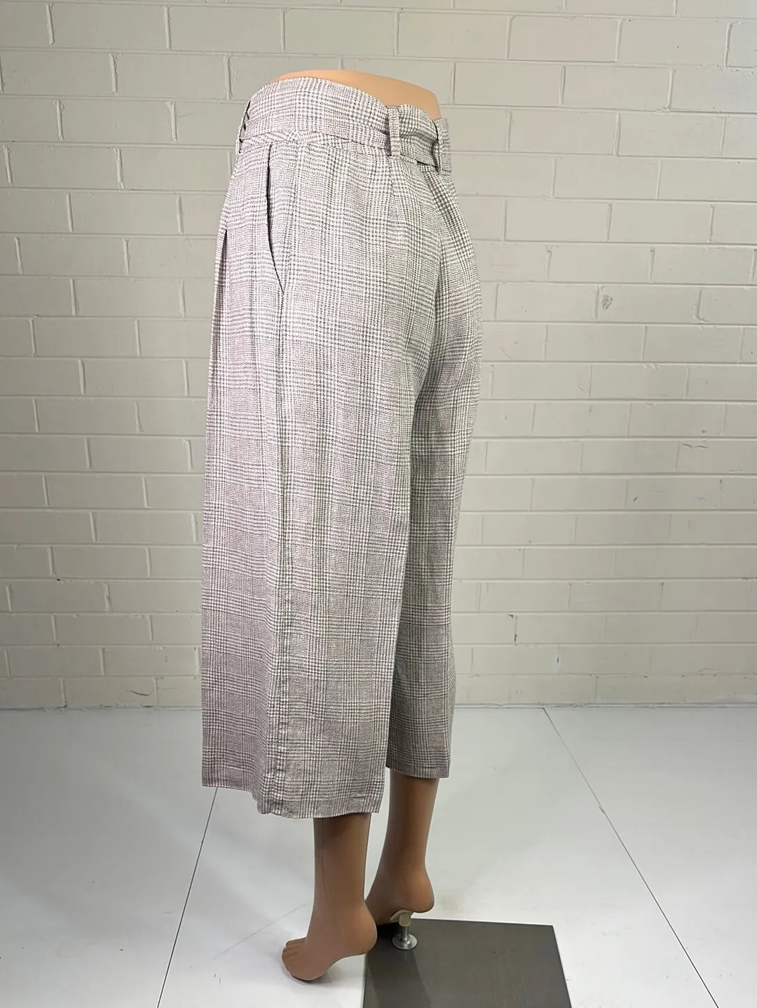 Viktoria & Woods | pants | size 10 | wide leg | linen cotton blend | made in Australia 🇦🇺