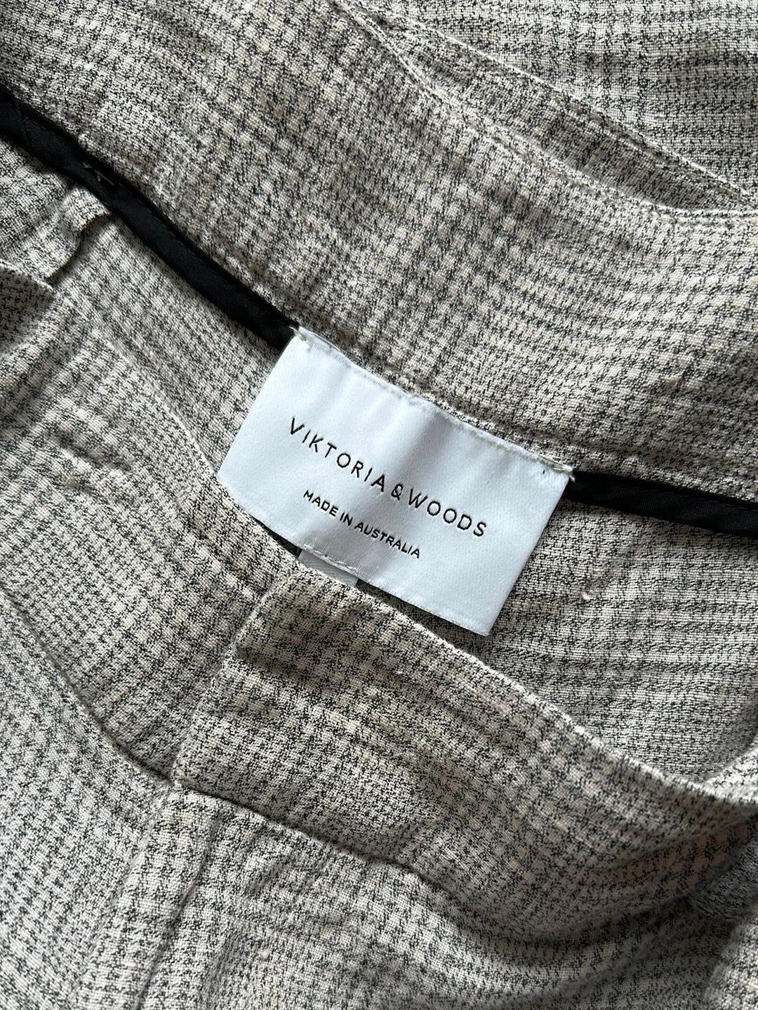 Viktoria & Woods | pants | size 10 | wide leg | linen cotton blend | made in Australia 🇦🇺