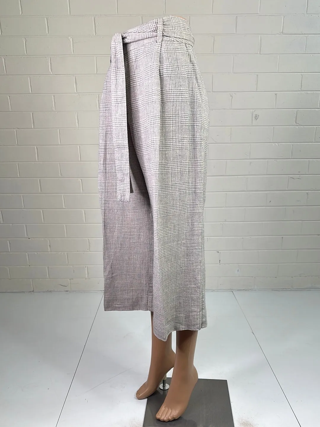 Viktoria & Woods | pants | size 10 | wide leg | linen cotton blend | made in Australia 🇦🇺