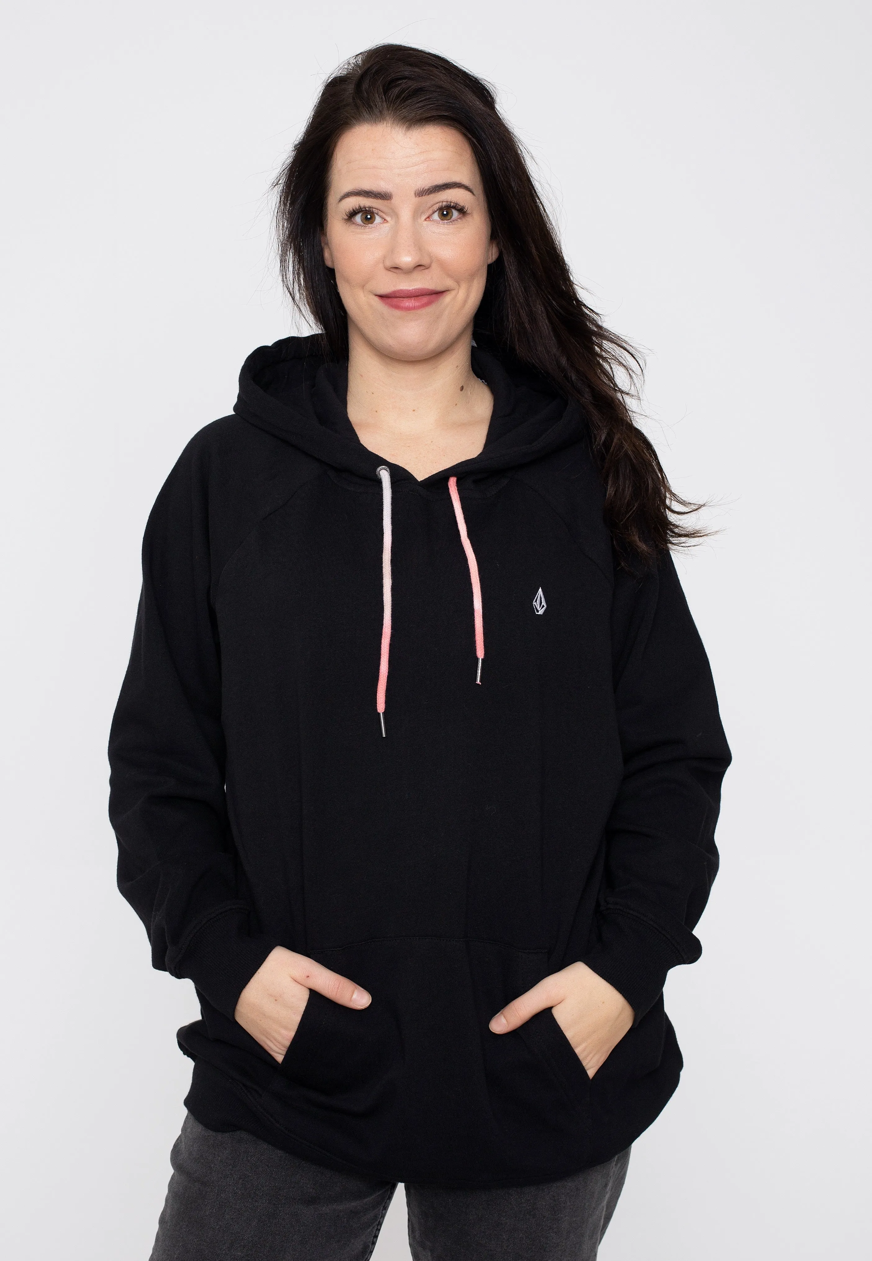 Volcom - Truly Stoked Boyfriend Black Escape - Hoodie