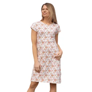 Weird Fish Tallahassee Casual Cotton Jersey Floral Print Shift Short Dresses