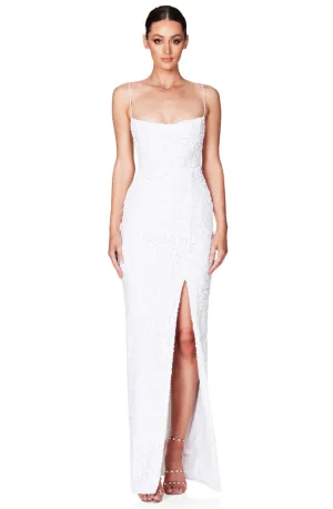 White Confetti Candy Gown by Nookie