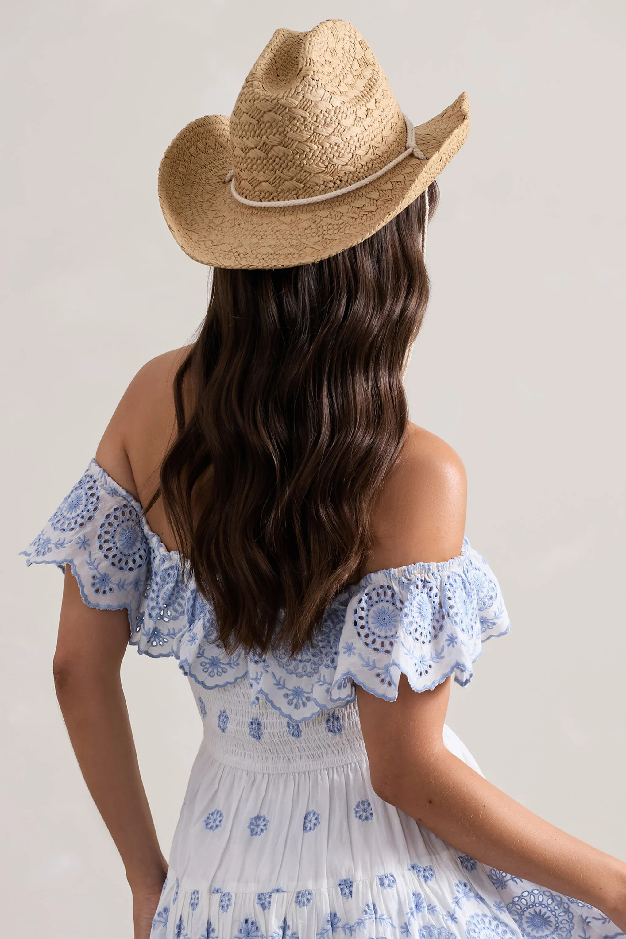 Wild At Heart | Beige Straw Sun Hat Club L London