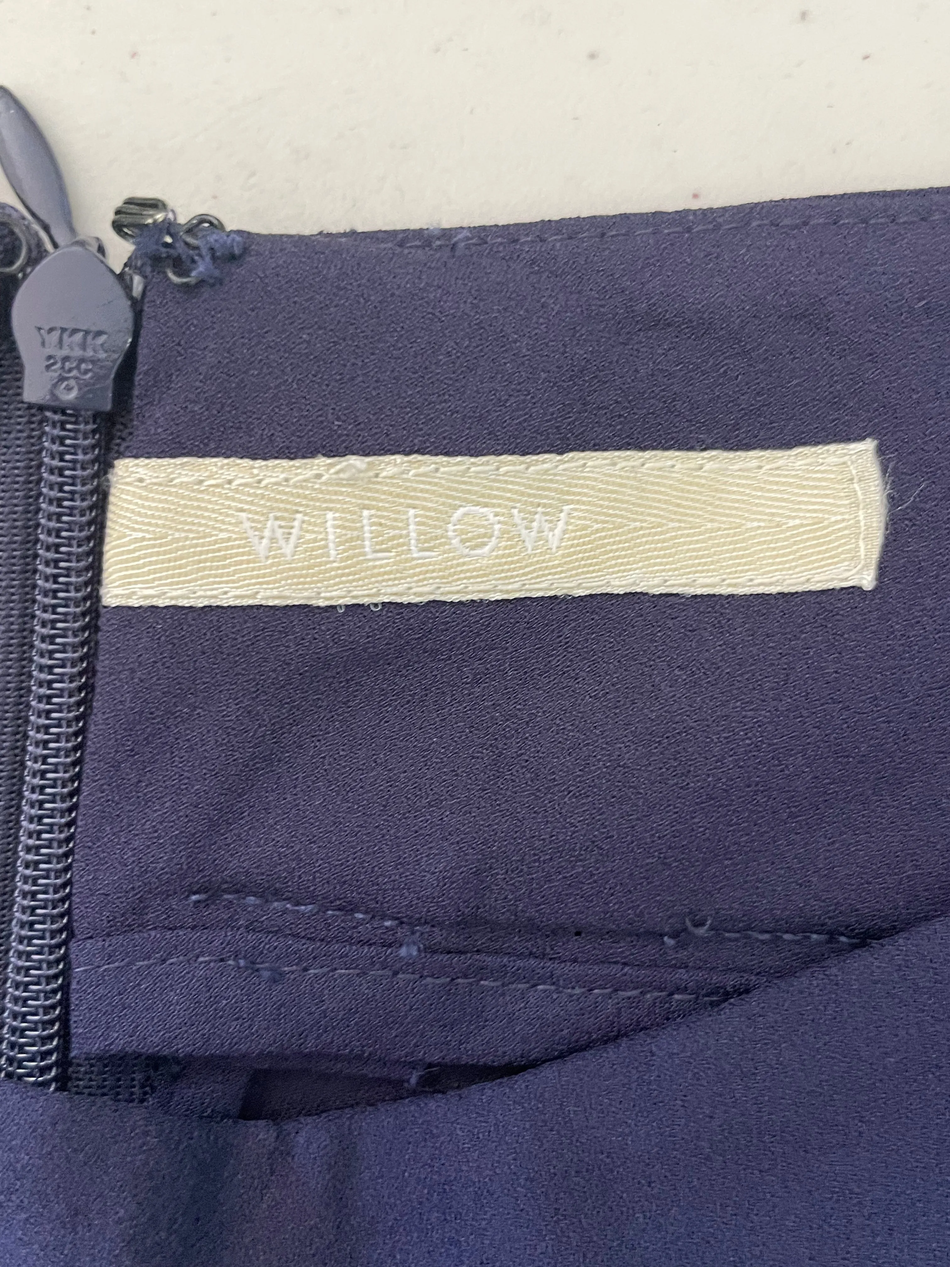 WILLOW | pants | size 8 | tapered leg | 100% silk