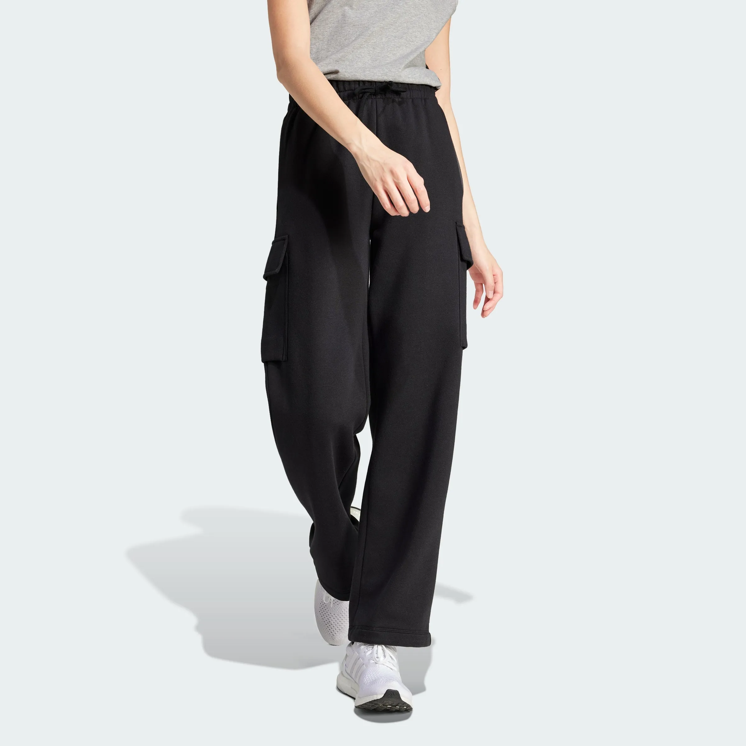 Women's adidas Essentials Linear Fleece Cargo Pants