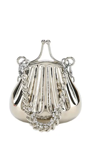 WROUGHT IRON SHELL CROSSBODY BAG Gloria Lanvin