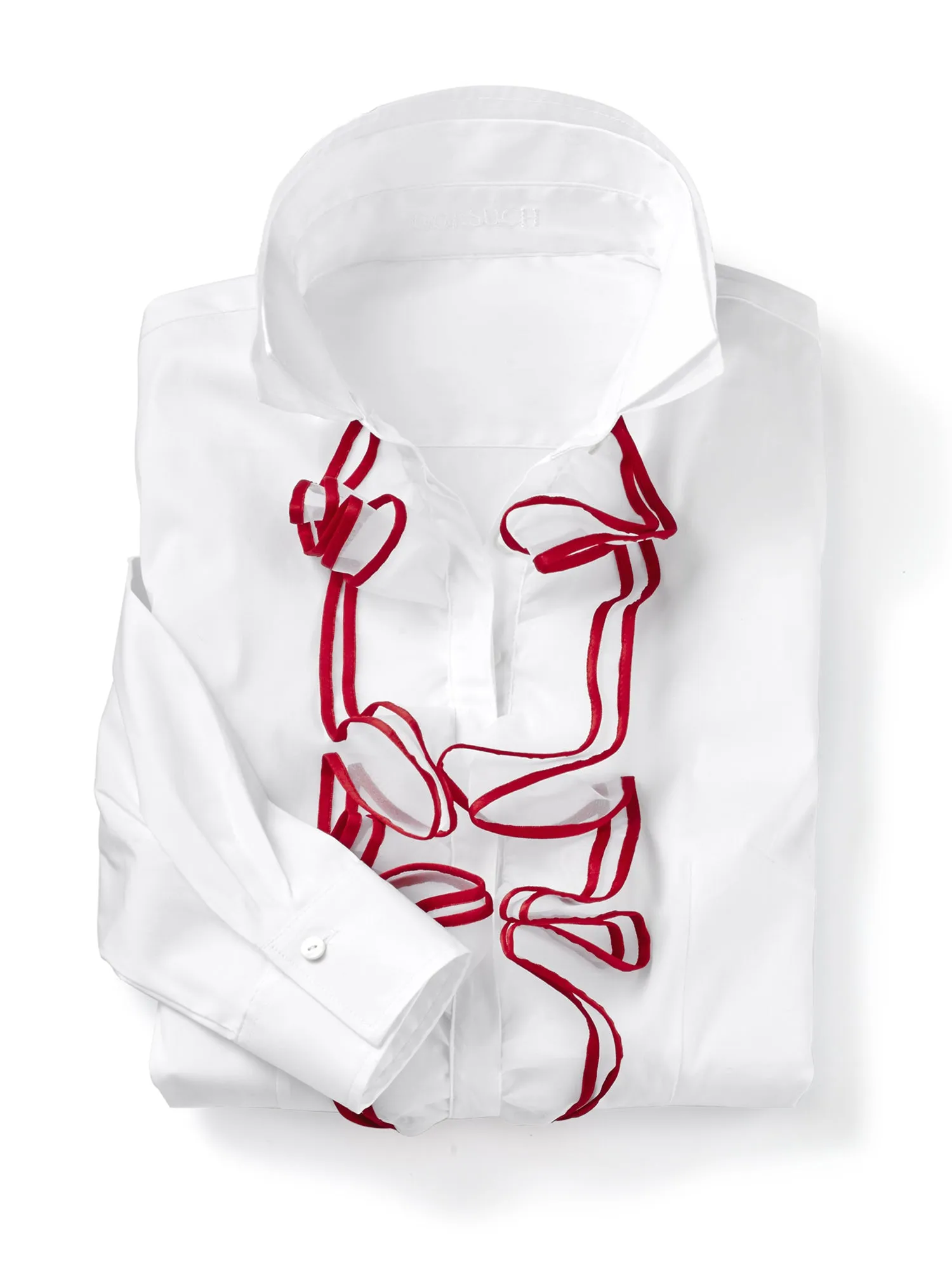 Wylie Organdy Ruffle Shirt