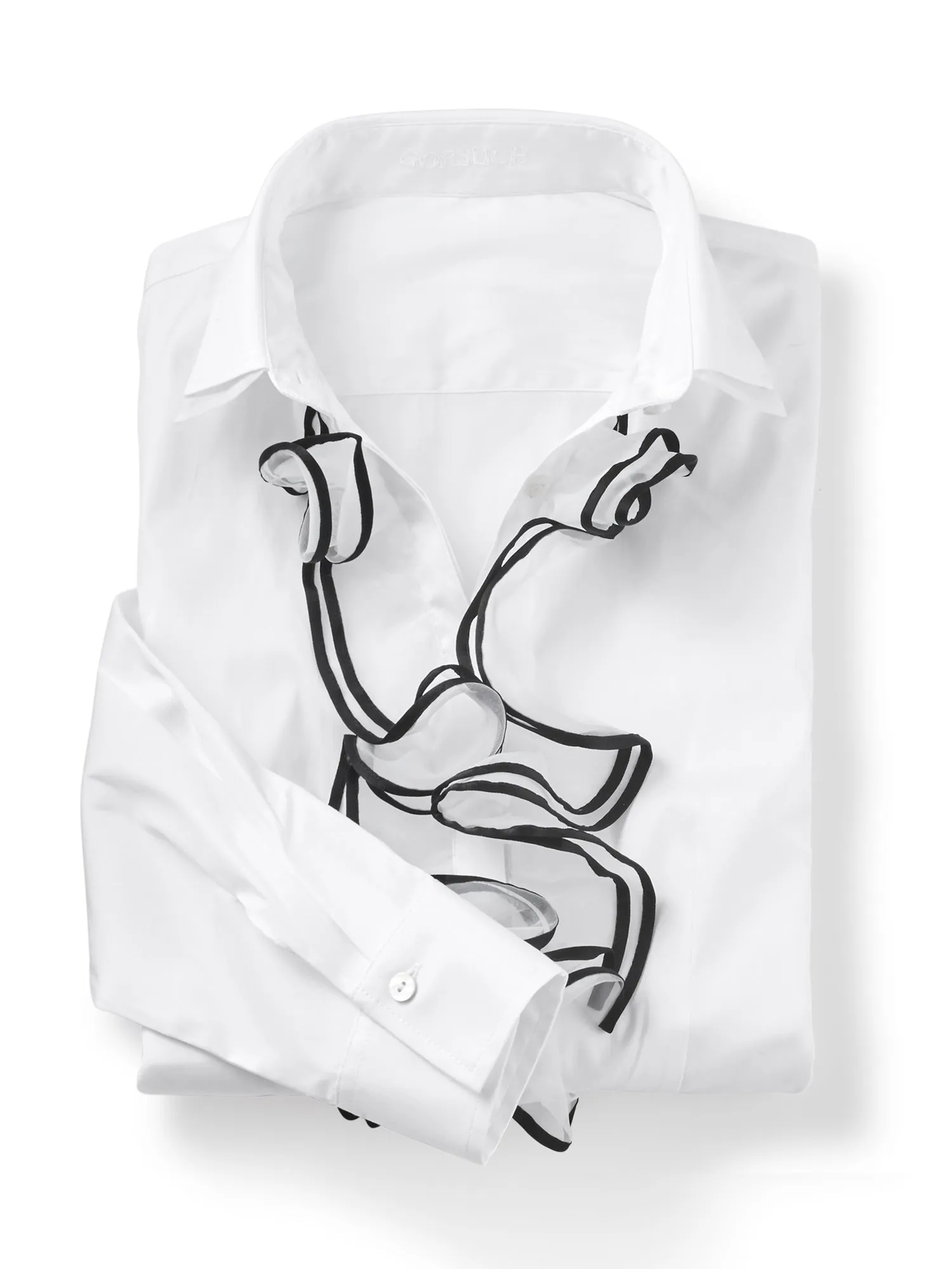Wylie Organdy Ruffle Shirt