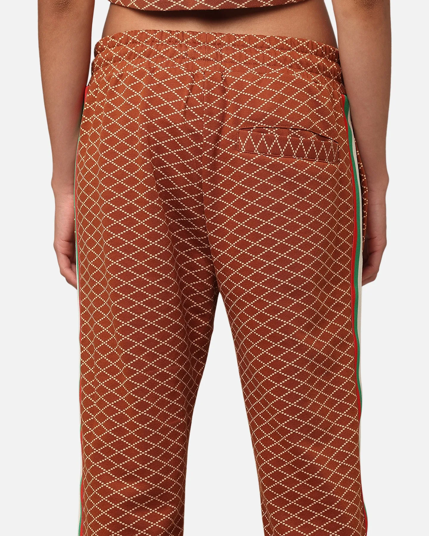 XXIII Luxe Printed Pants Brown