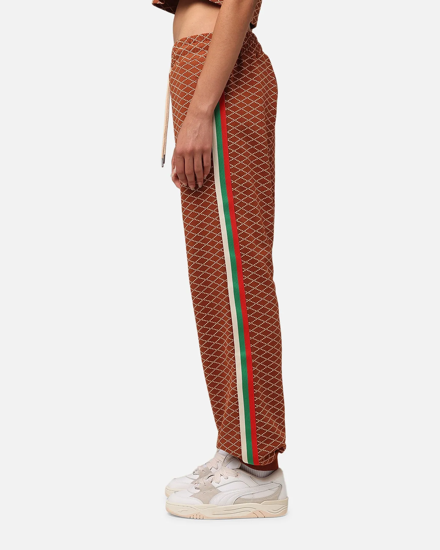 XXIII Luxe Printed Pants Brown